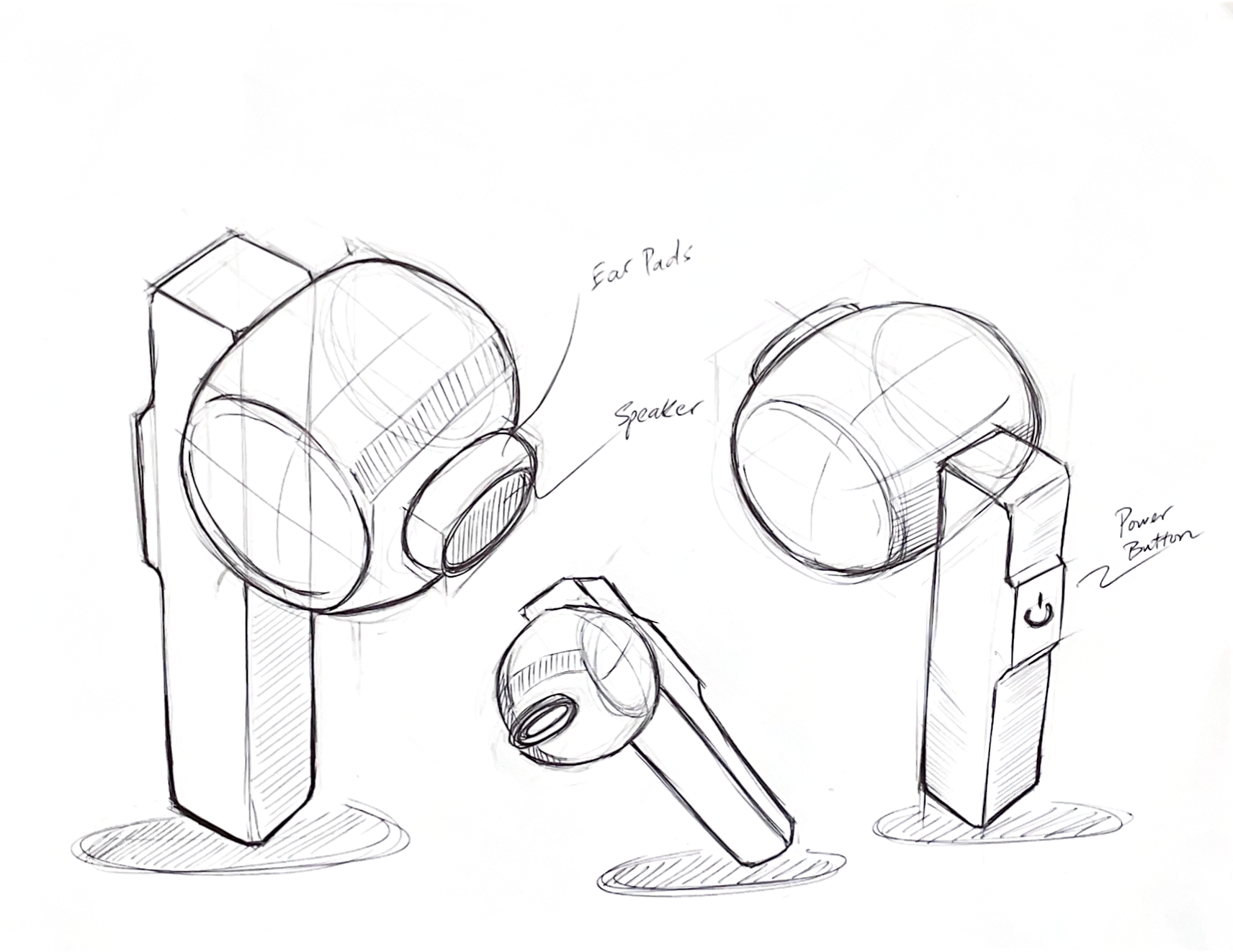 Earbuds Sketch