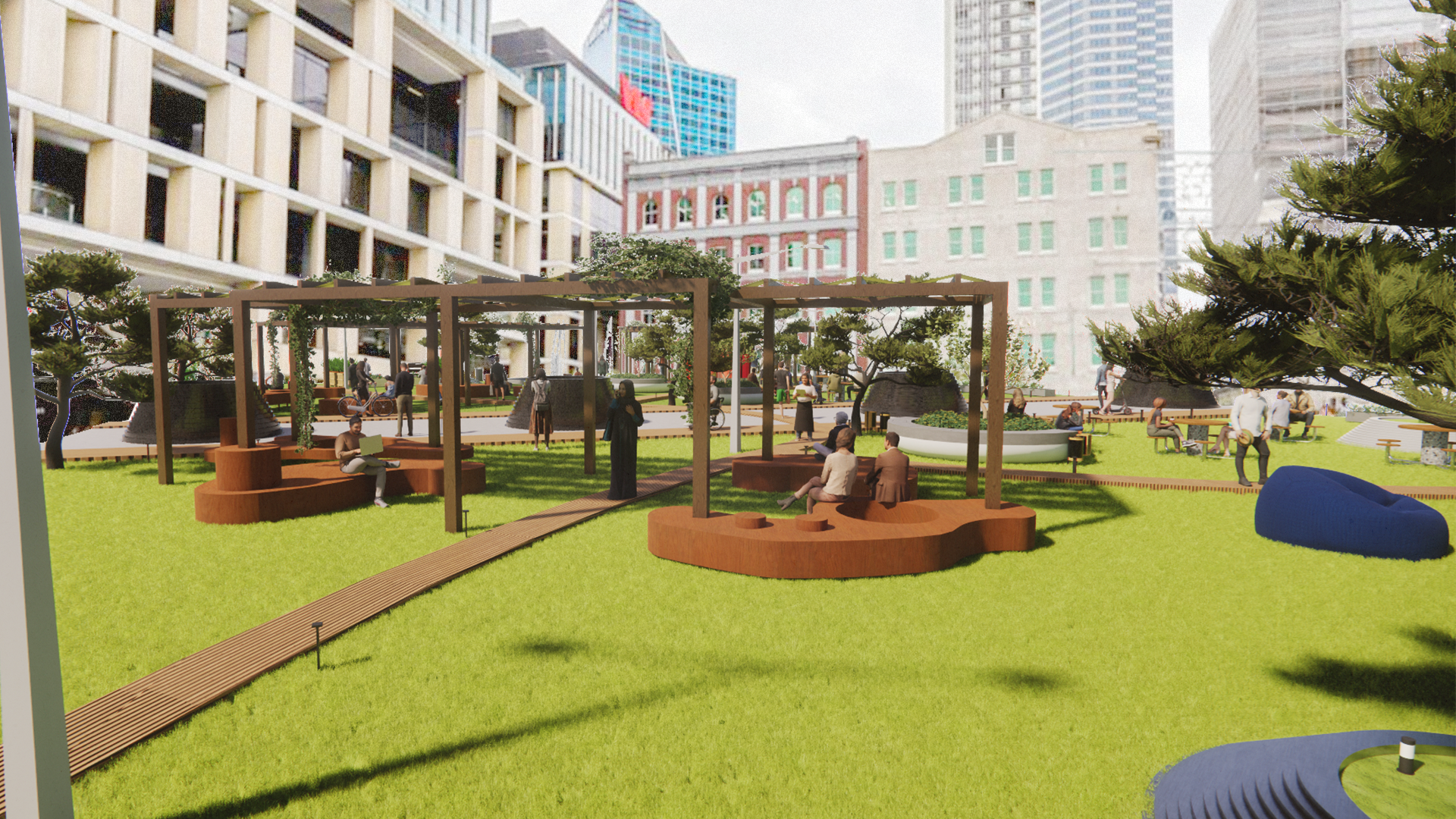 SHADED SEATING AREA