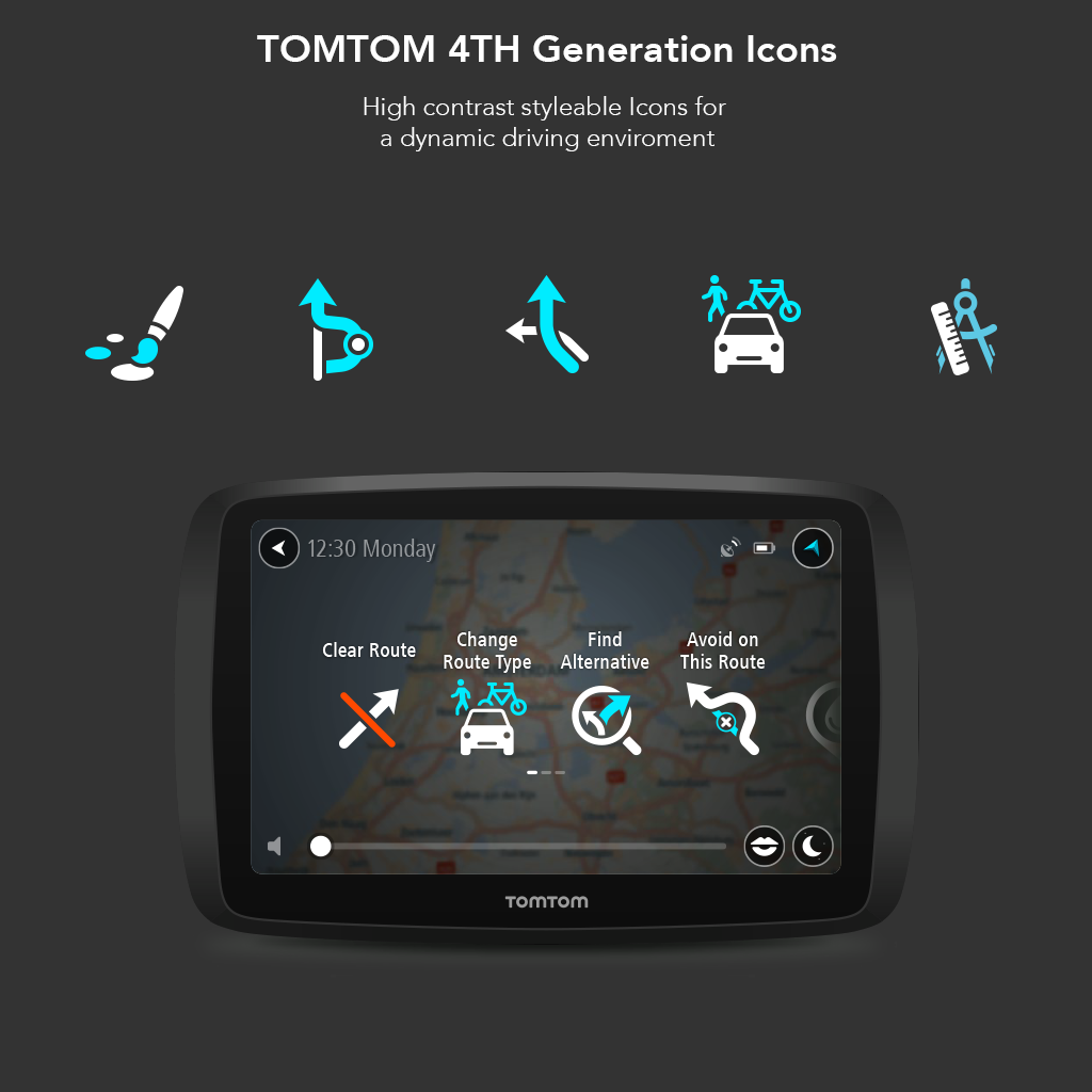 Ivar Brouwer - UI - TomTom Navigation Iconography