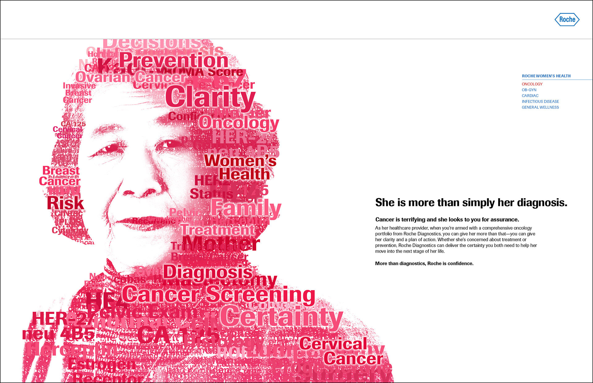 Spread ad from the Women's Health campaign