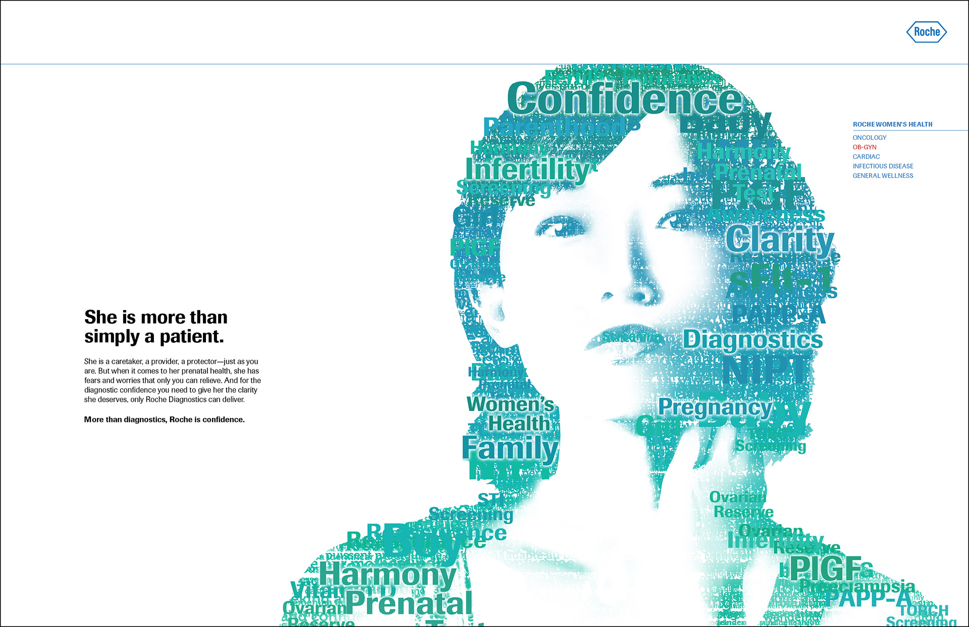 Spread ad from the Women's Health campaign