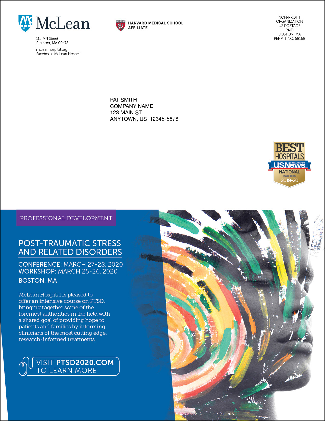 Back cover from the 2019 issue of Discovery, McLean Hospital's science and research news magazine