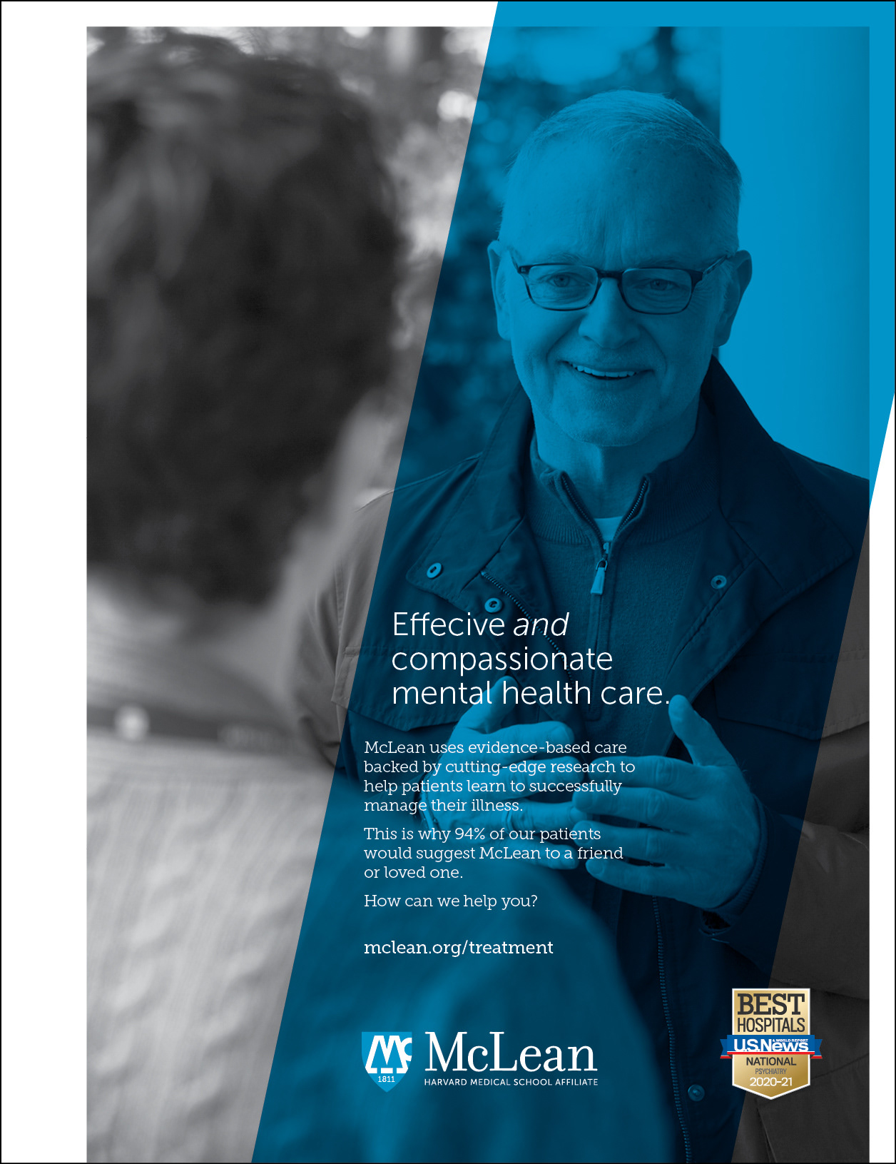 McLean Hospital print ad