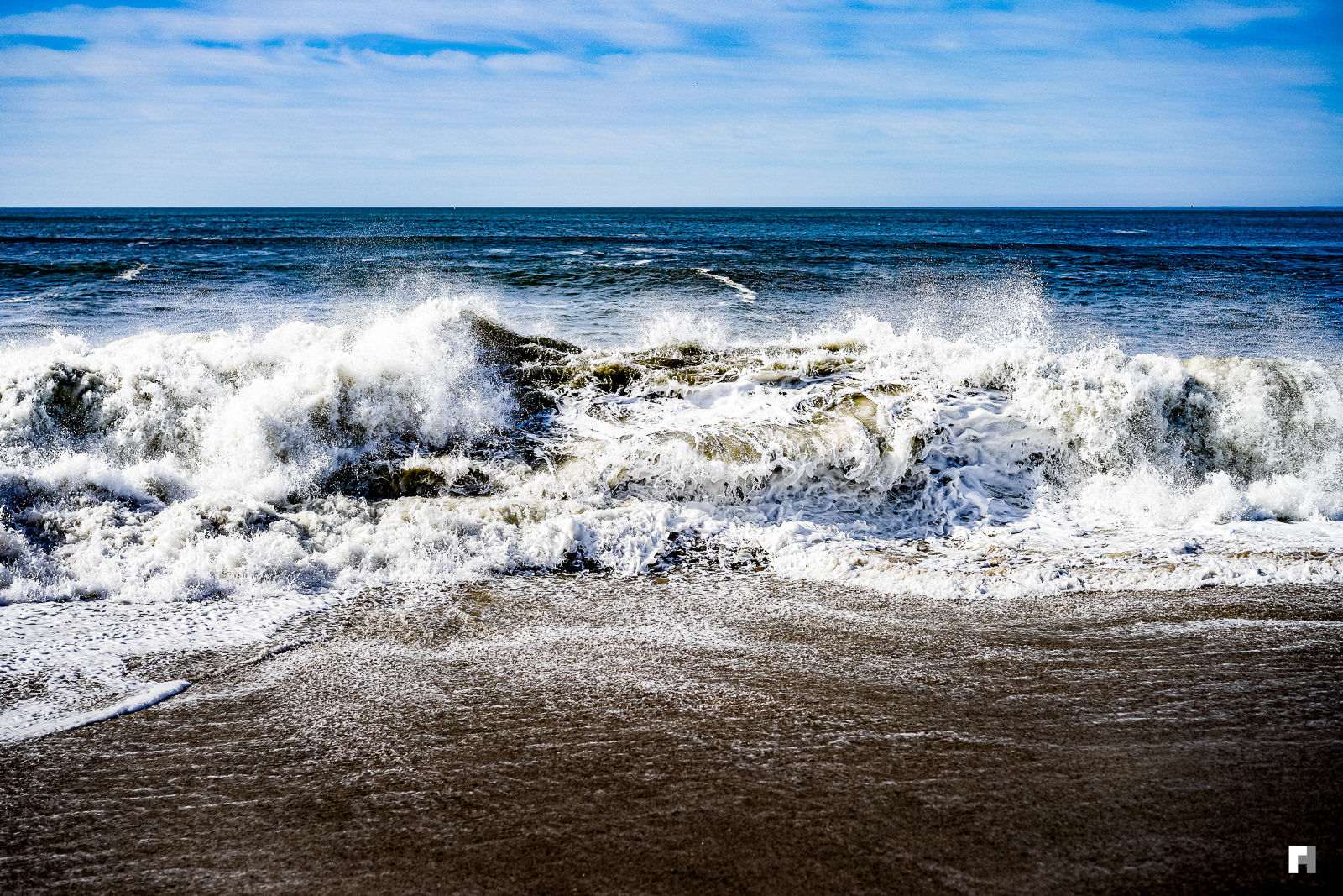Wave at Half Moon Bay, California.