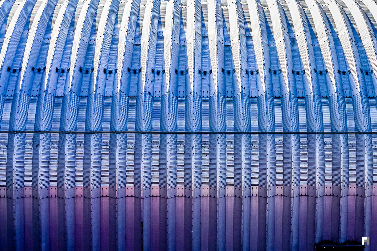 Storage shed seen from the High Line, NYC.