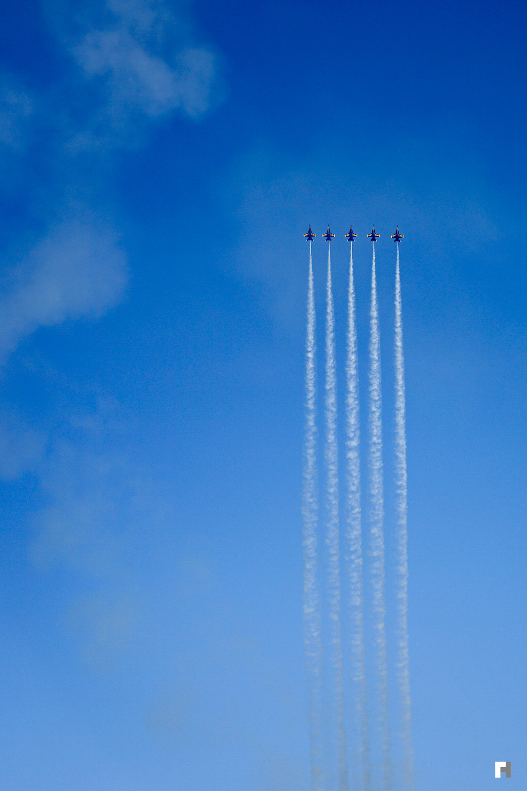 Blue Angels roaring over San Francisco.
