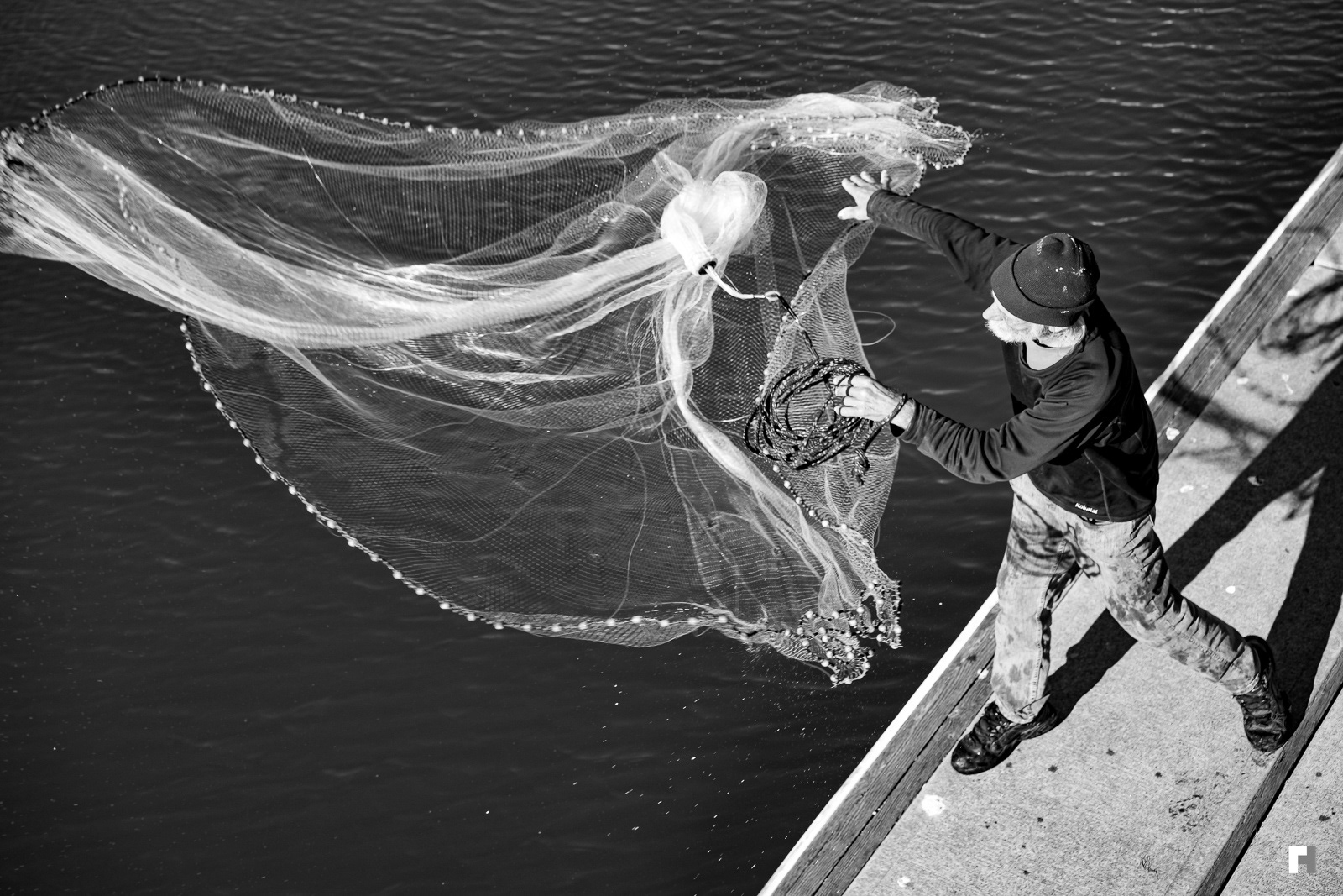 A fisher's wedding, Half Moon Bay, California.