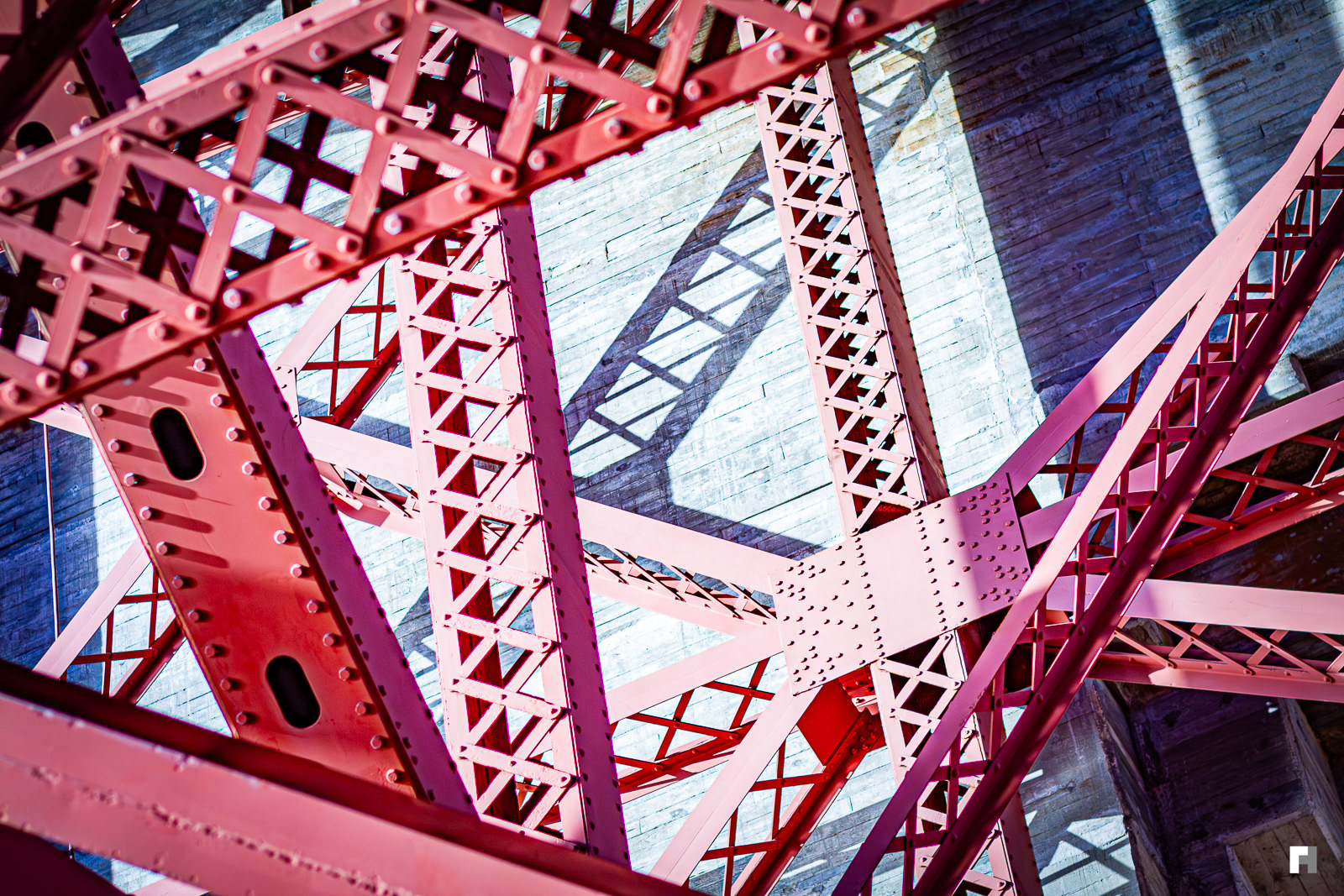 Golden Gate underbelly.