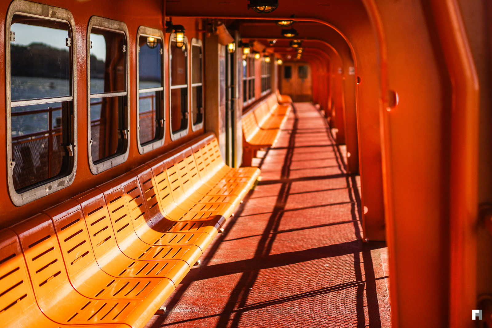 On the ferry to Staten Island, NY.