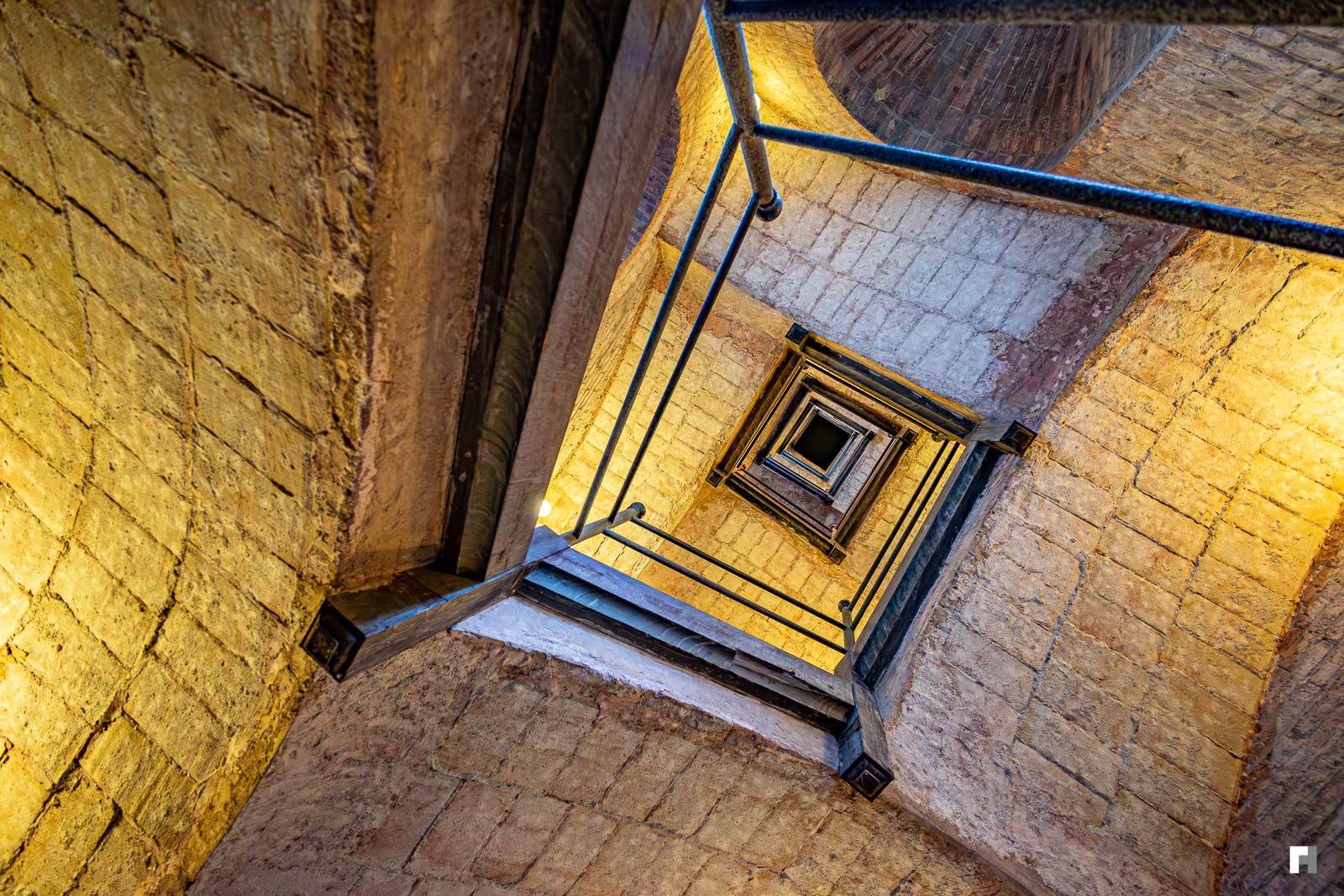 Library stairway, Barcelona.