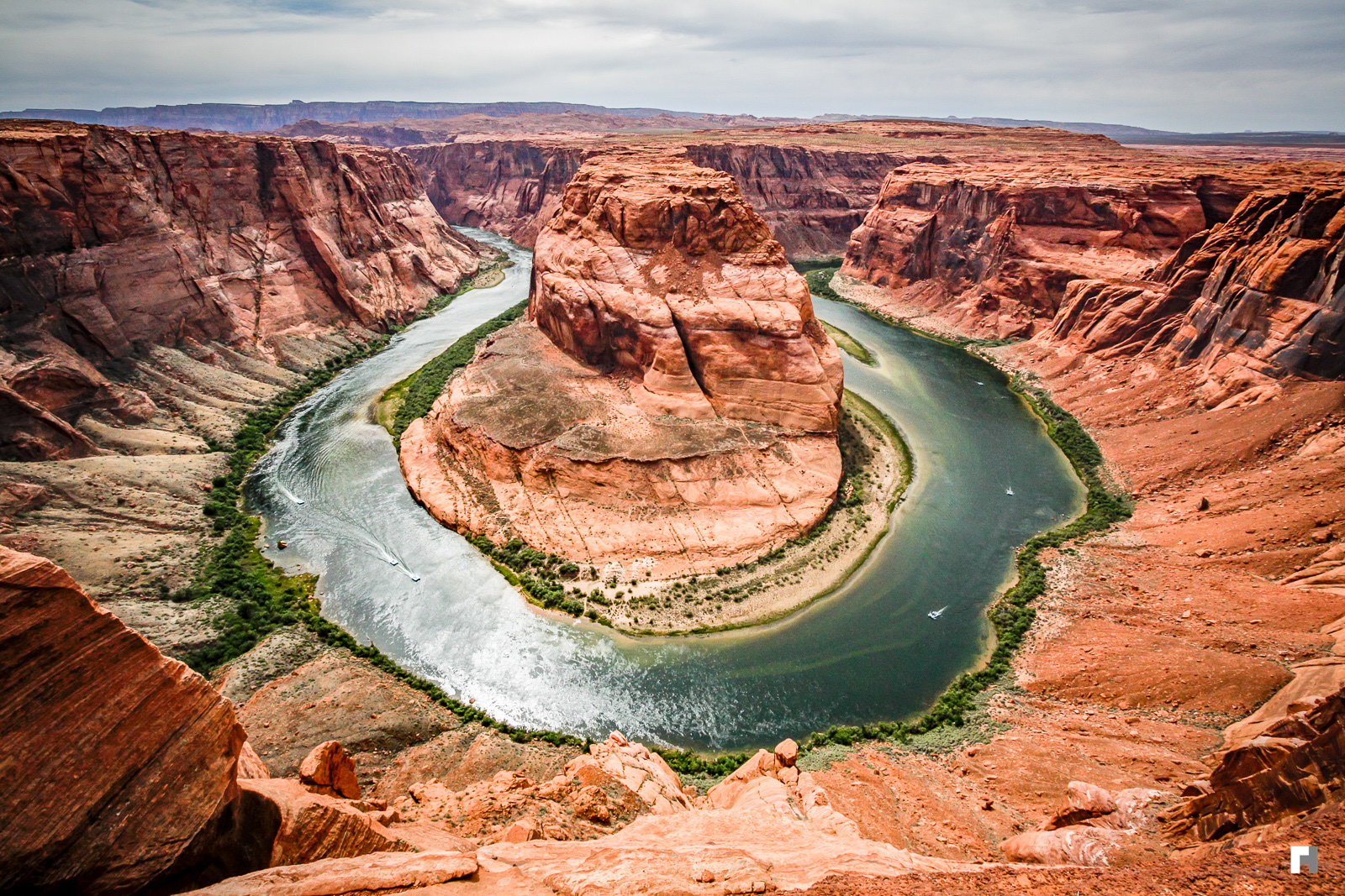 Horseshoe Bend, Colorado River, Arizona.