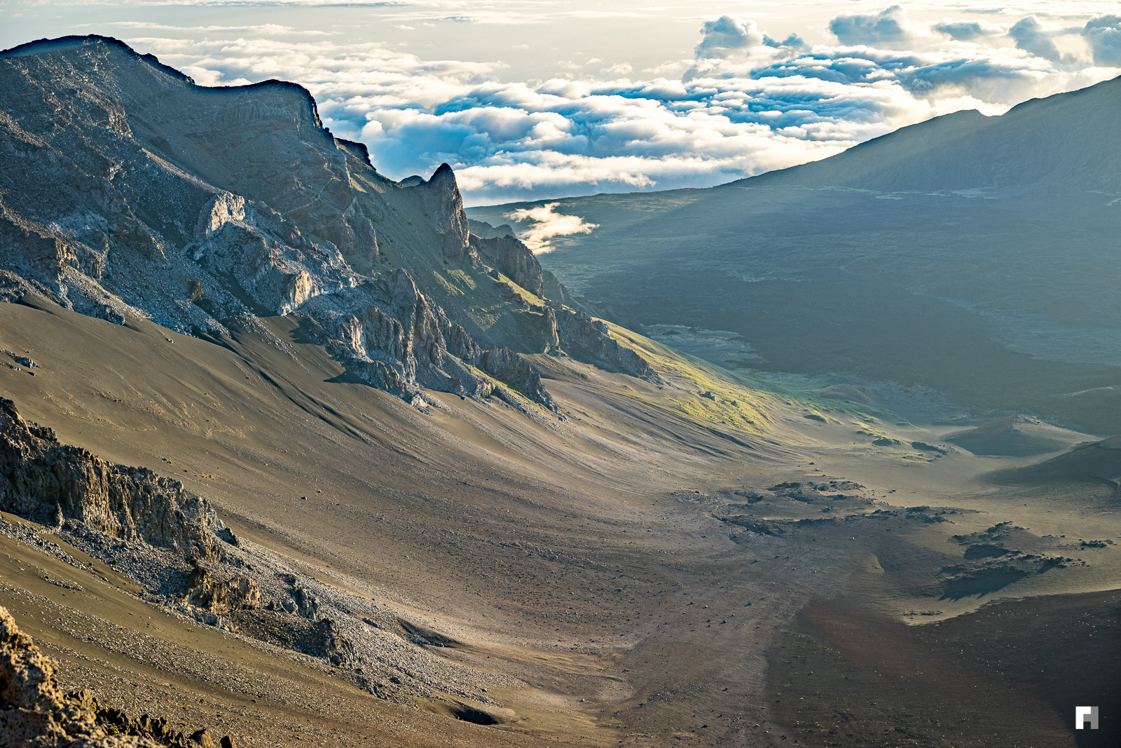 Sunrise, Haleakala volcano, Maui, Hawaii.