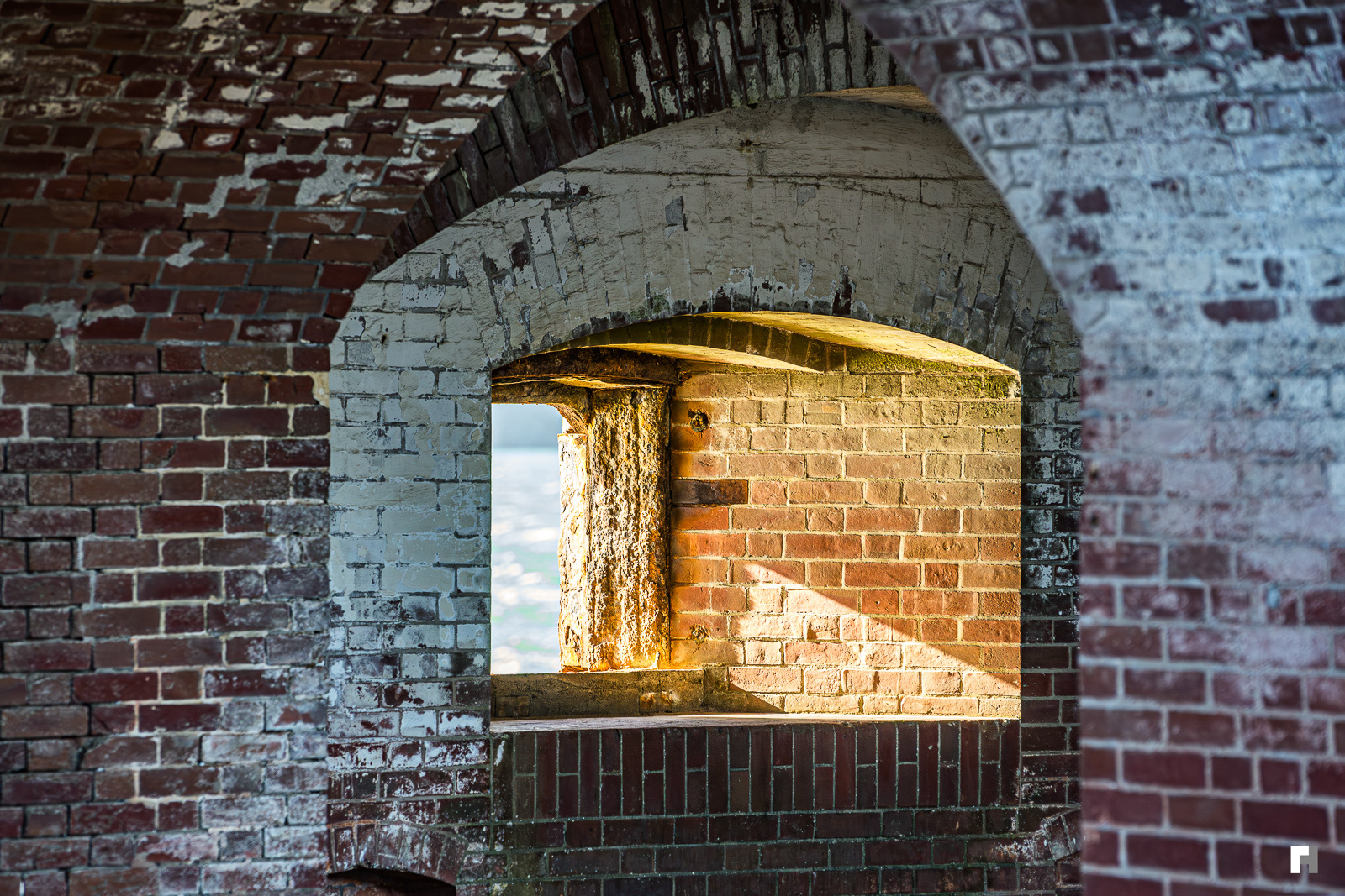 Golden hour, Fort Point, San Francisco.