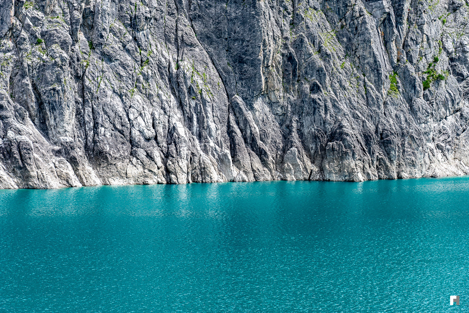 Lünersee, Montafon, Austria.