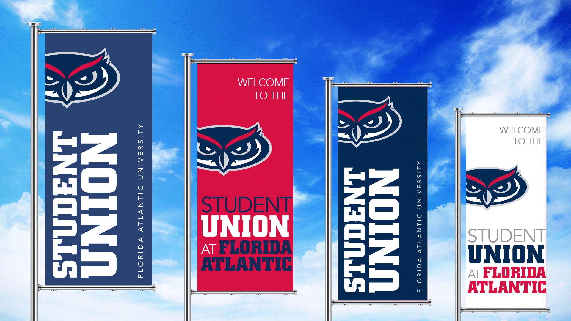 FAU Pole Banner Design