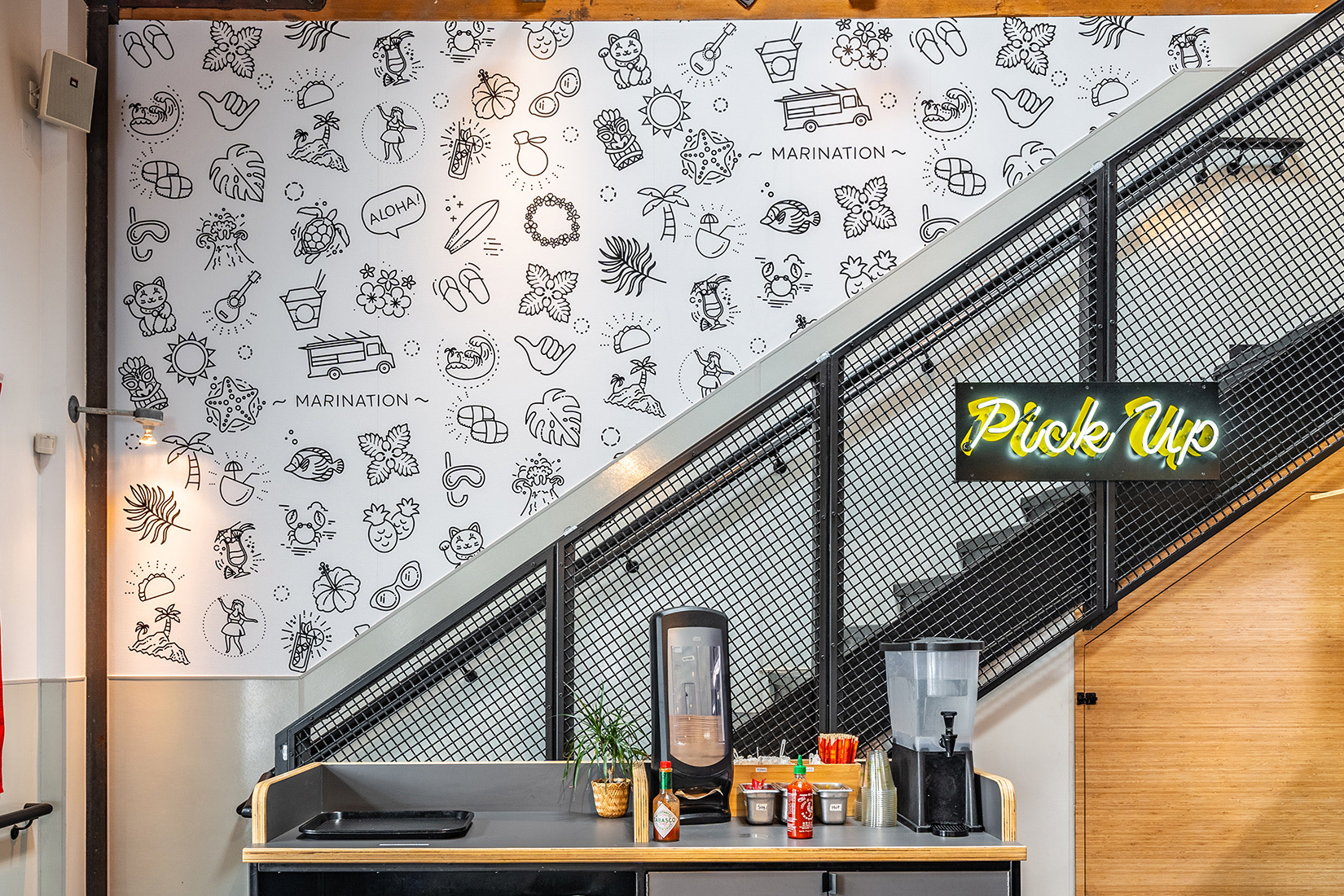 Wallpaper designed to size: Marination