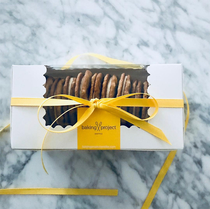 2-COLOR DIE-CUT RIBBON LABEL: CLIENT BAKING PROJECT