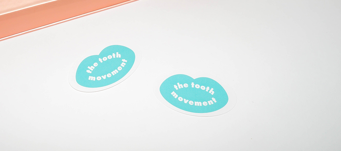 DIE-CUT STICKERS: CLIENT THE TOOTH MOVEMENT