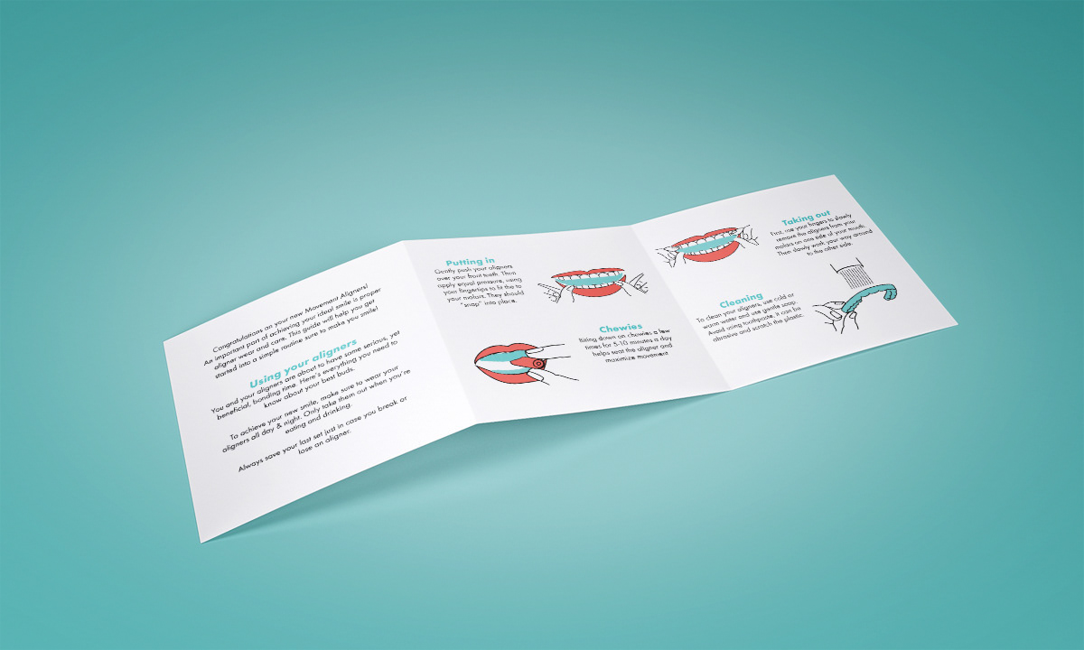 INFOGRAPHIC INSTRUCTION MANUAL: CLIENT - THE TOOTH MOVEMENT