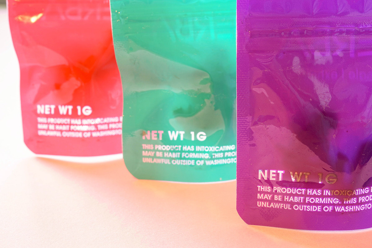 2-COLOR  PRINTED ZIPPER BAGS: CLIENT HERBA