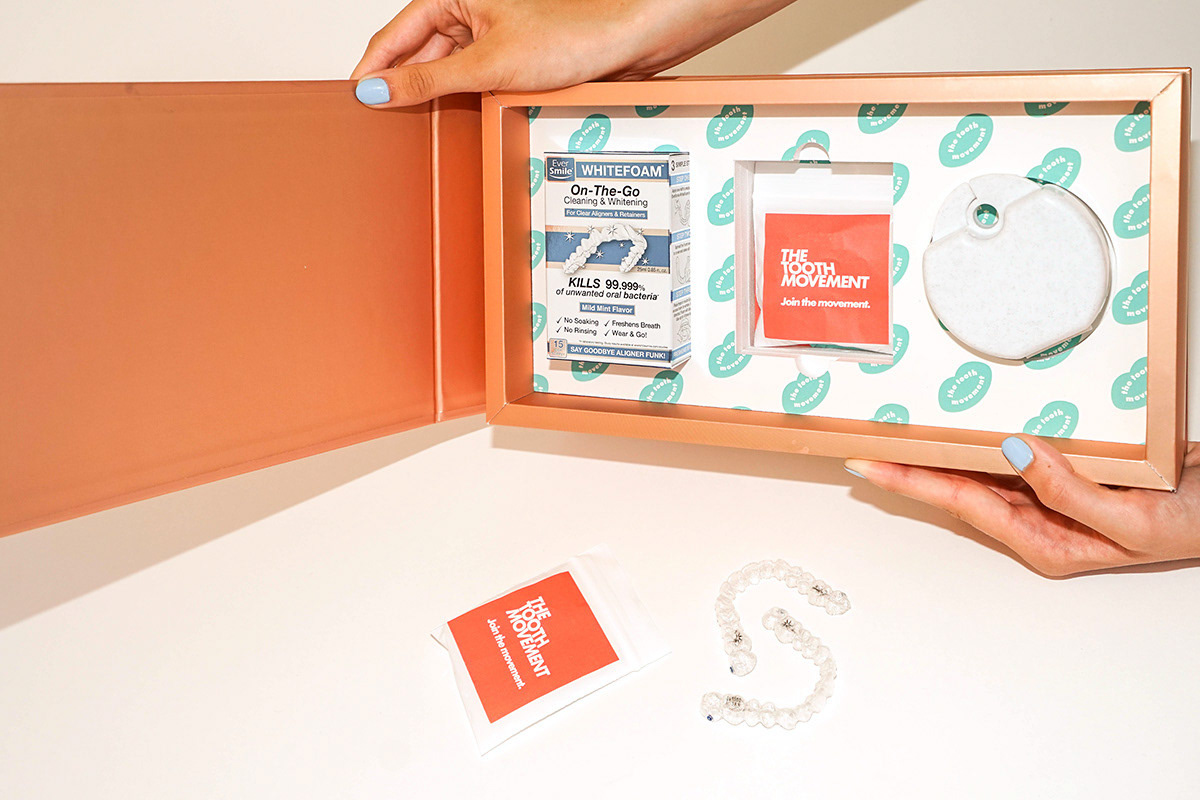 CUSTOM PRINTED BOX WITH CUSTOM CUT & PRINTED FOAM INSERT: CLIENT - THE TOOTH MOVEMENT