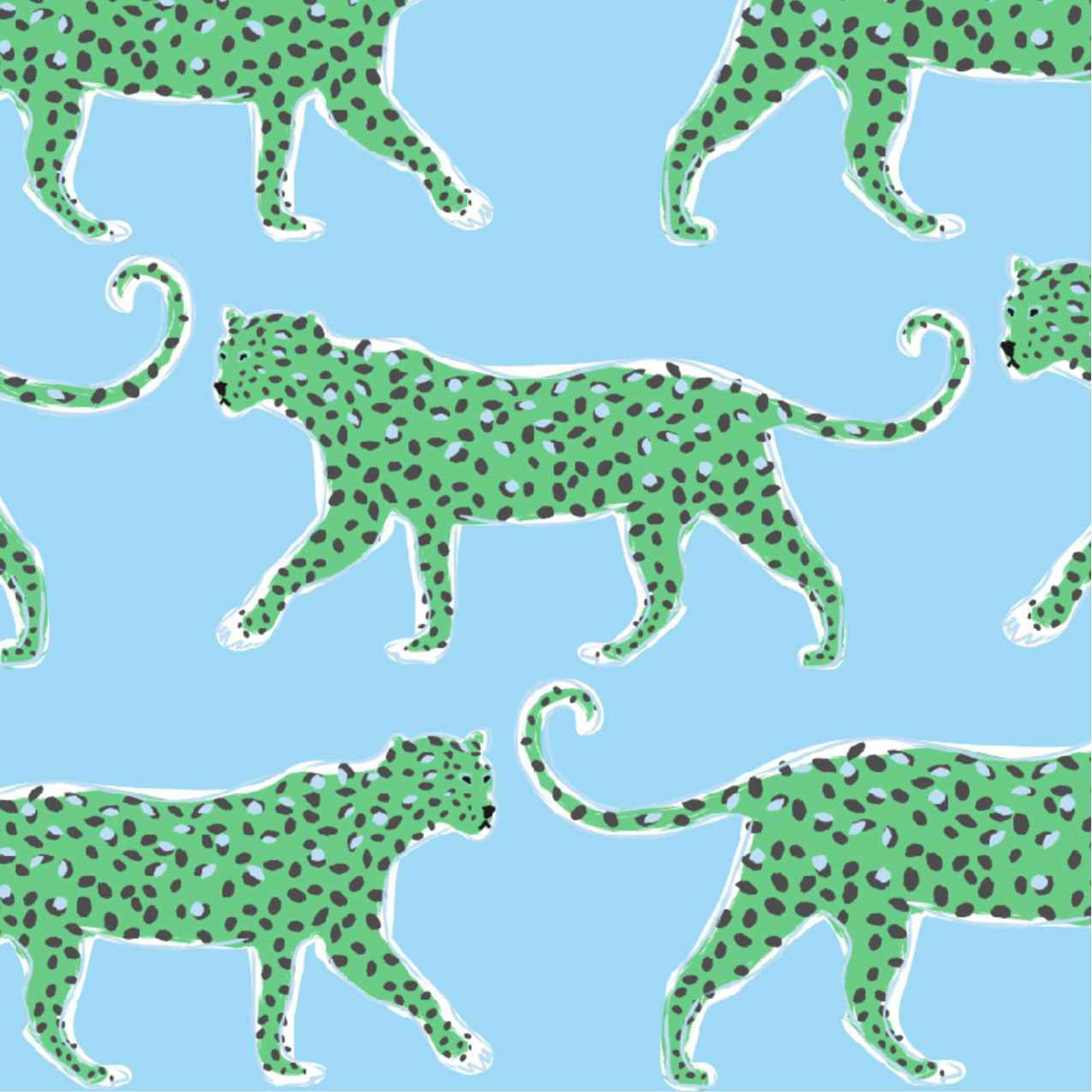 LEOPARDS ELECTRIC BLUE