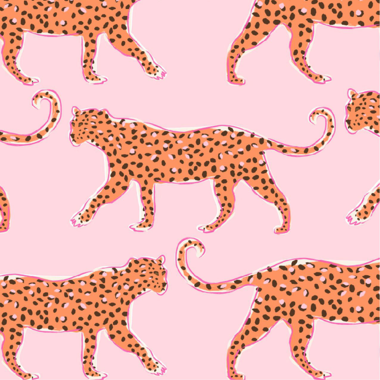 LEOPARDS ELECTRIC PINK