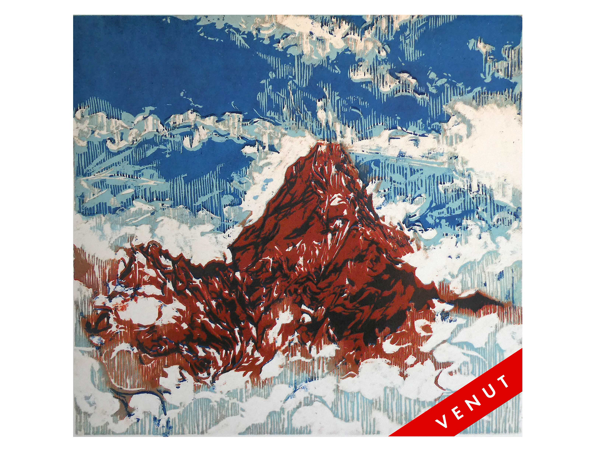 Amadablam 40x38cm Blau (x2) - Preu:250€