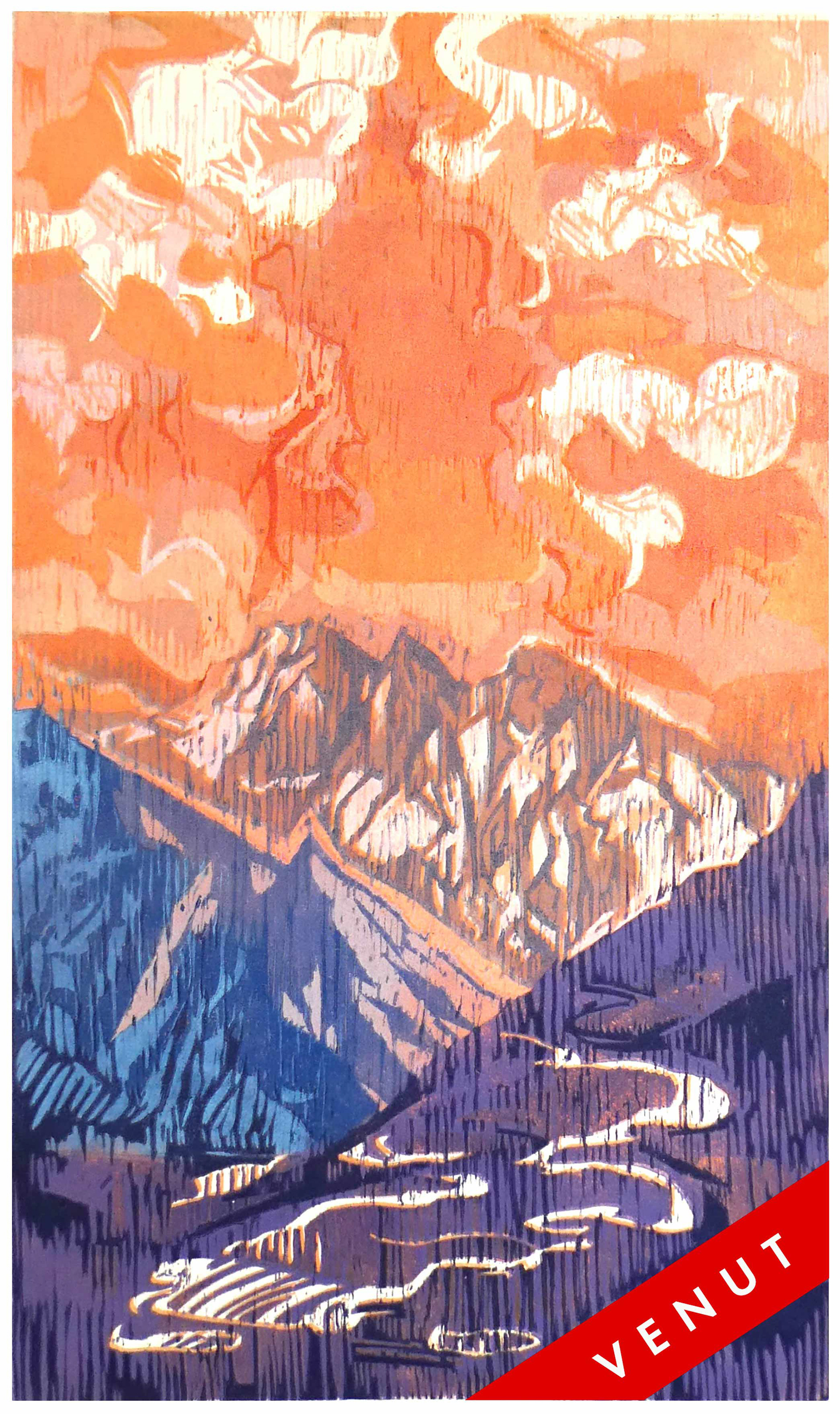 Meru 37x75cm Lila - Preu: 250€