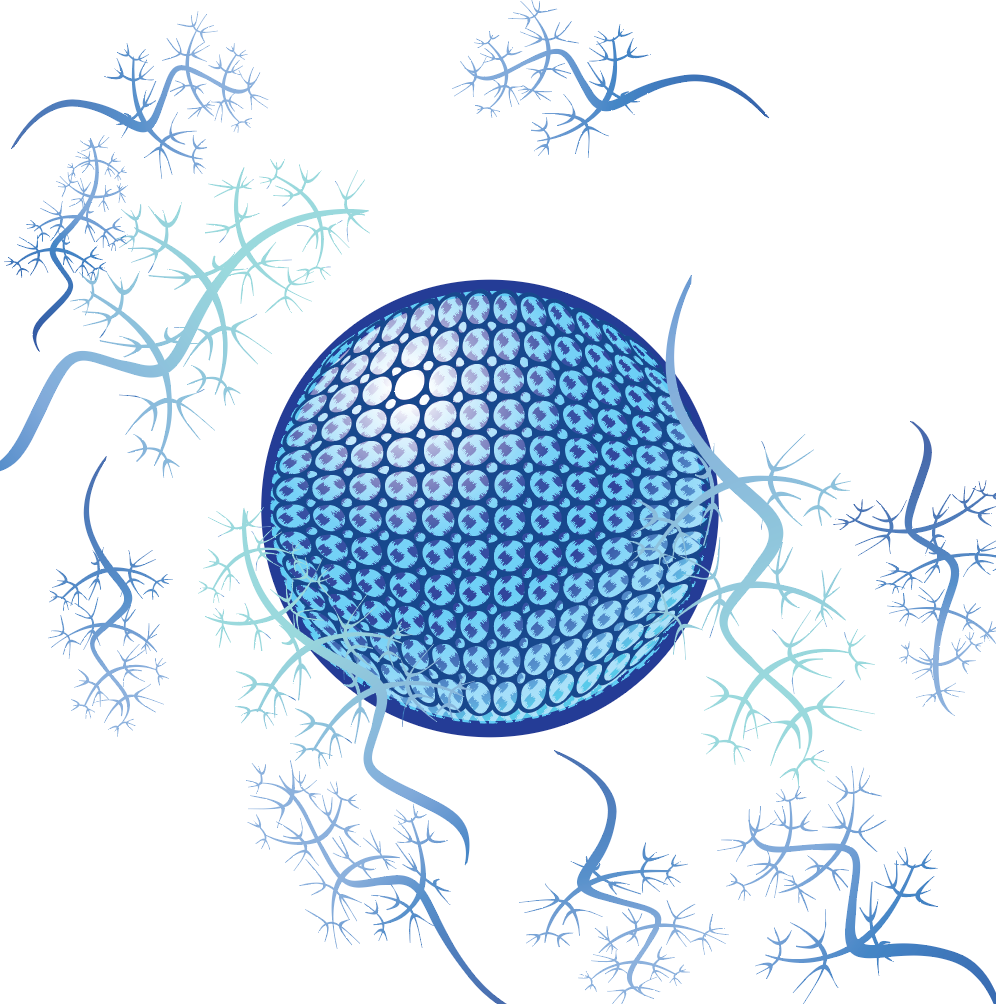 Nanotech mucus penetrating particle
