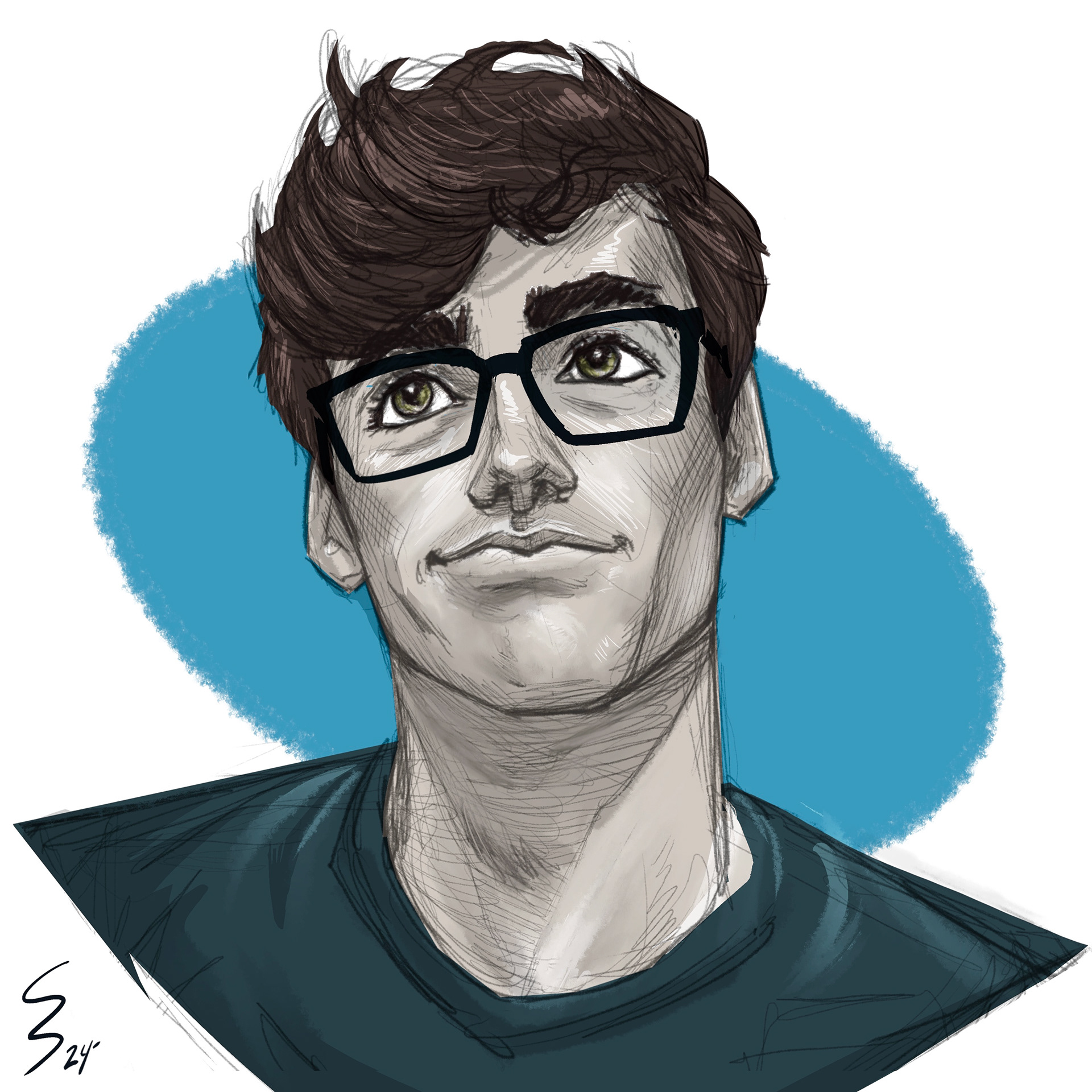 Steve Sketch Selfie 2024