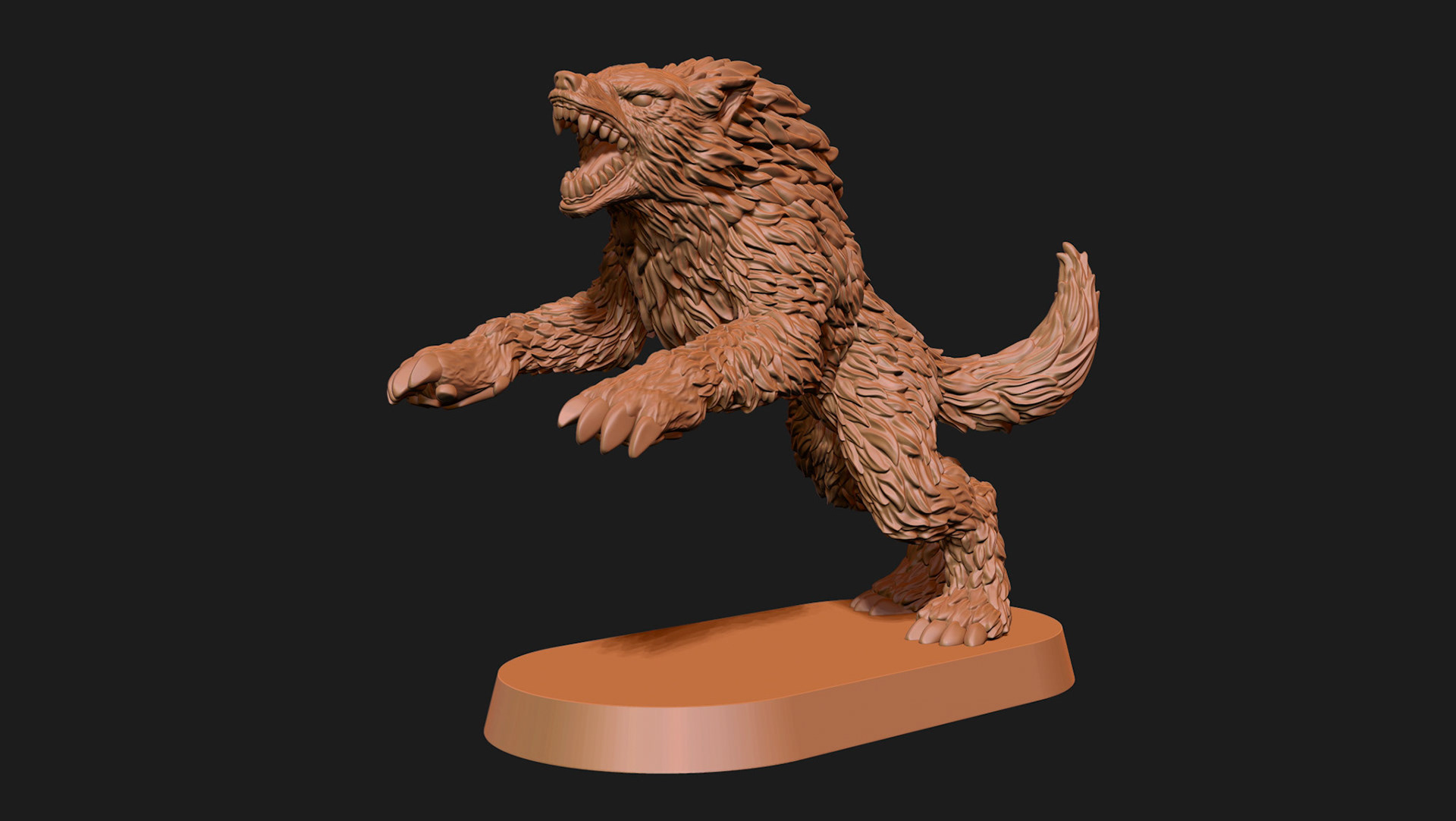 Giant Wolf - HeroQuest