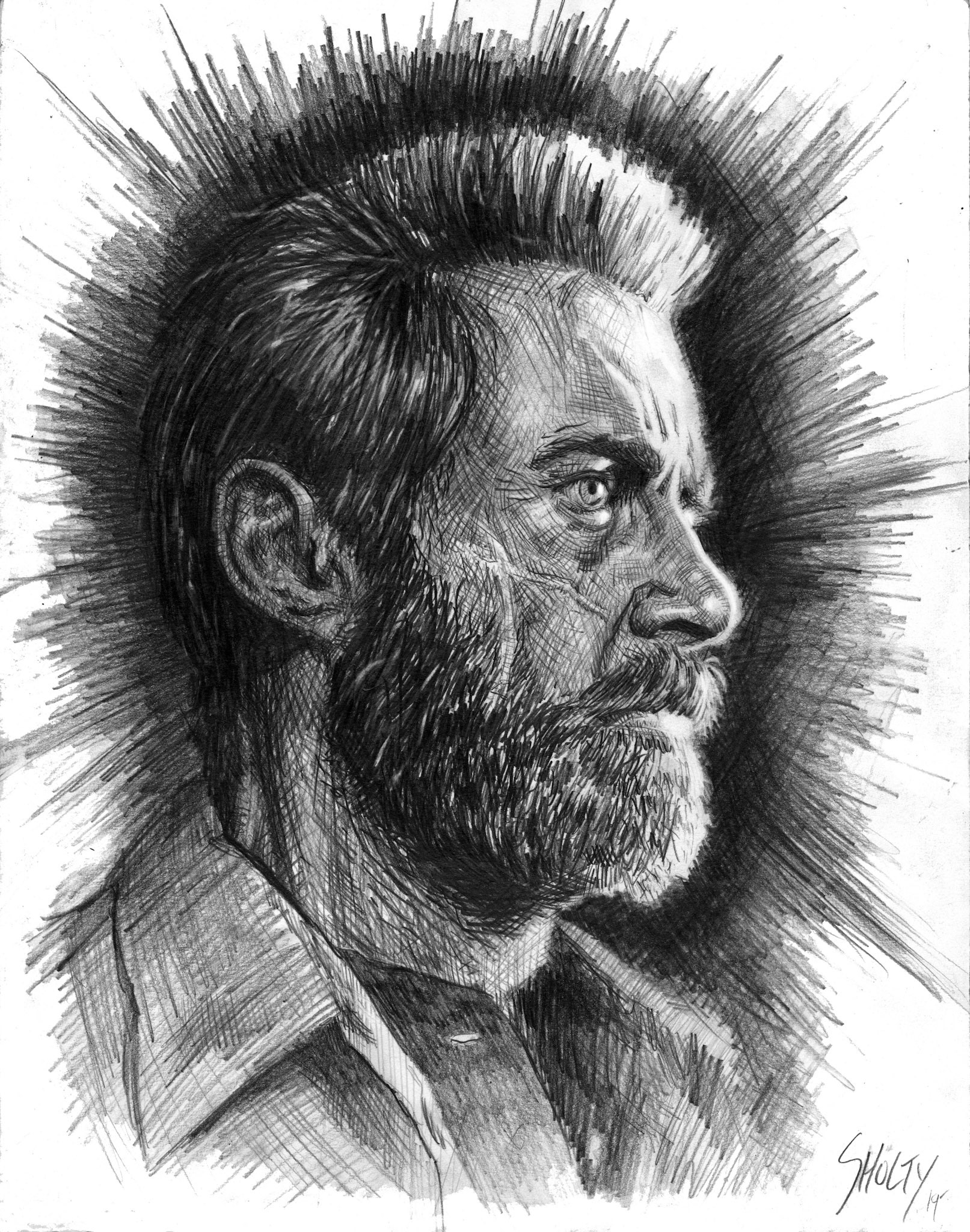 'Logan' - Textured Portrait