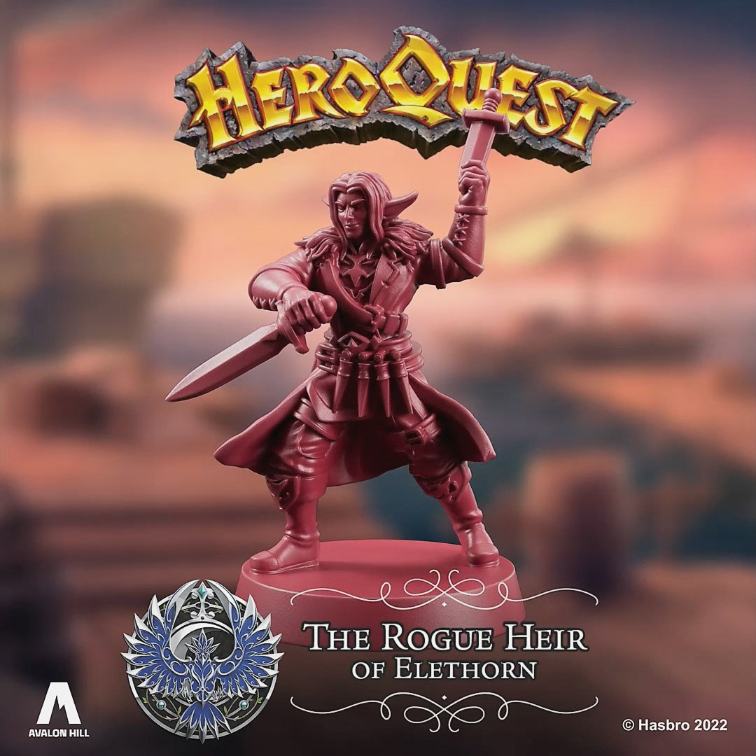 HeroQuest Rogue - Render by Hasbro