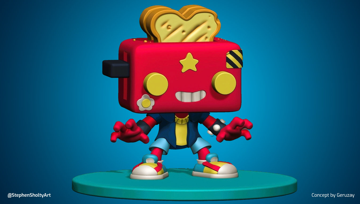 Toaster Boy! - Design by Geruzay