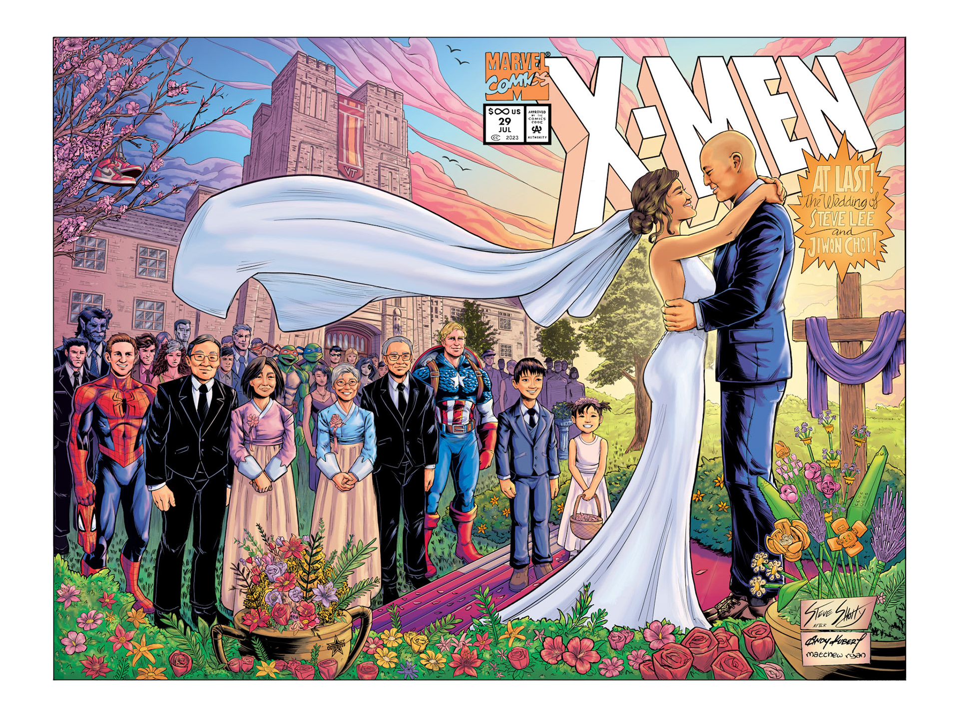 X-men Tribute Wedding Commission