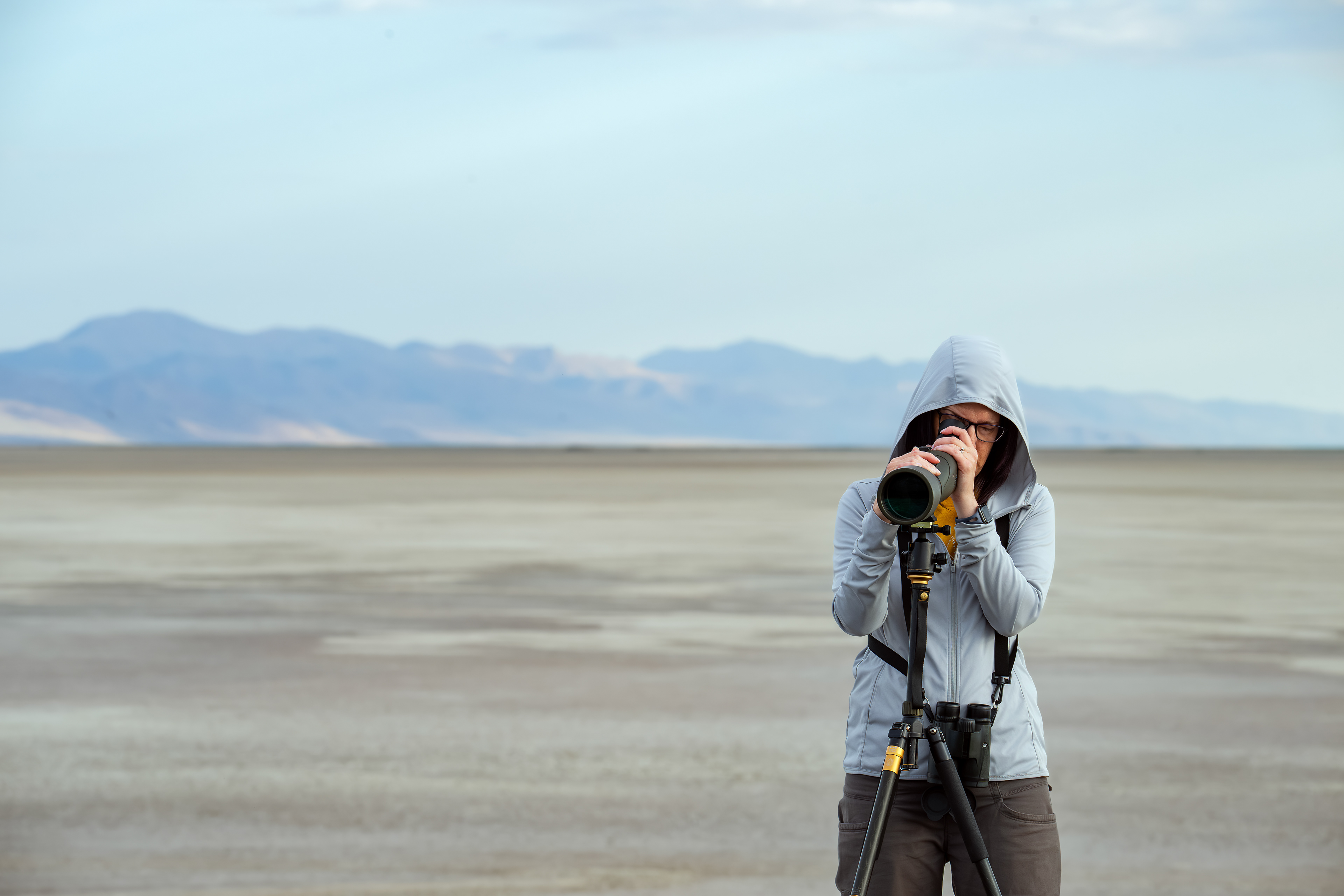 Sara Scoping - Antelope Island - Salt Lake City, Utah