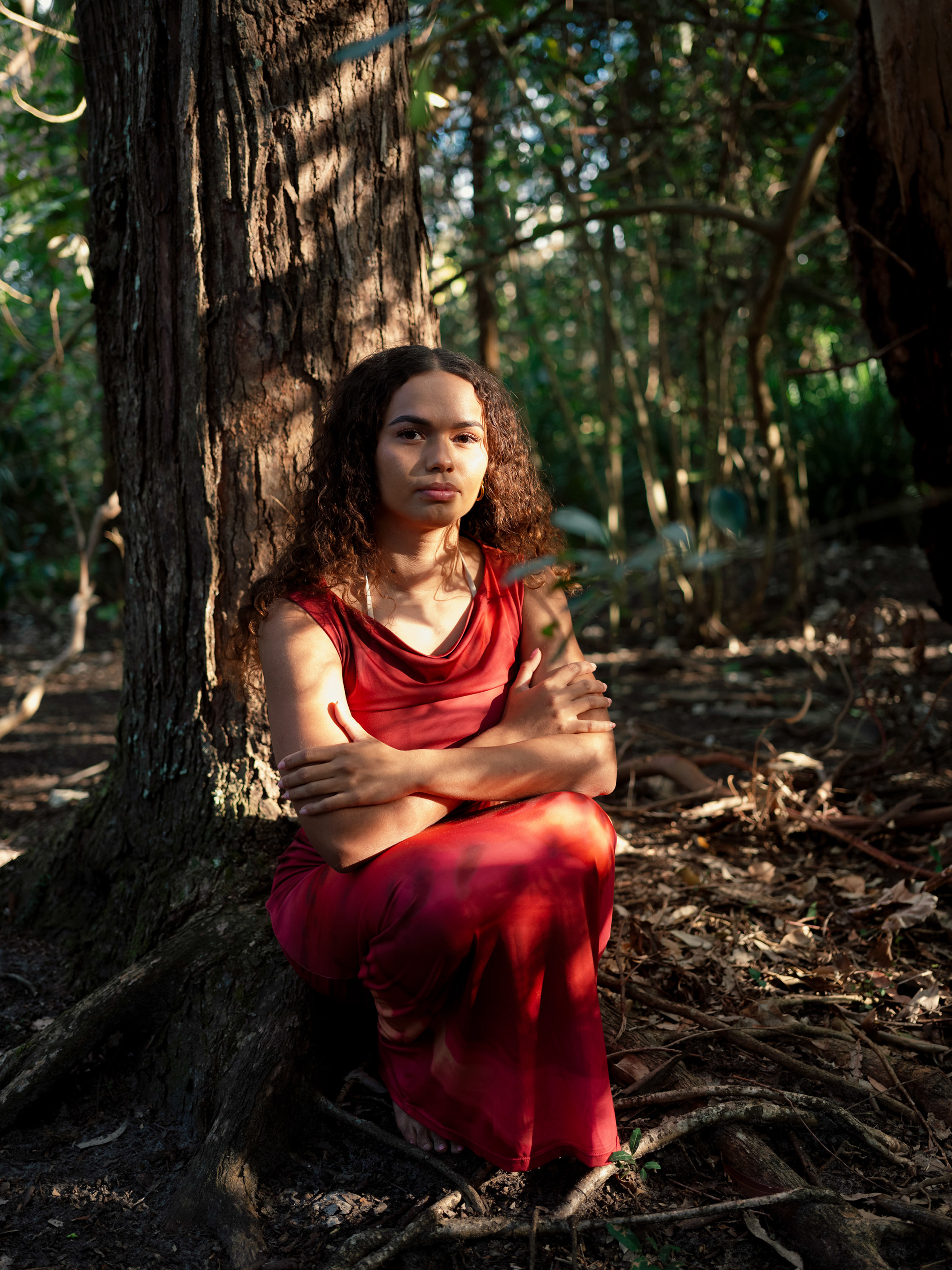 Uma Brennan's family fled the Solomon Islands as a result of the tensions.