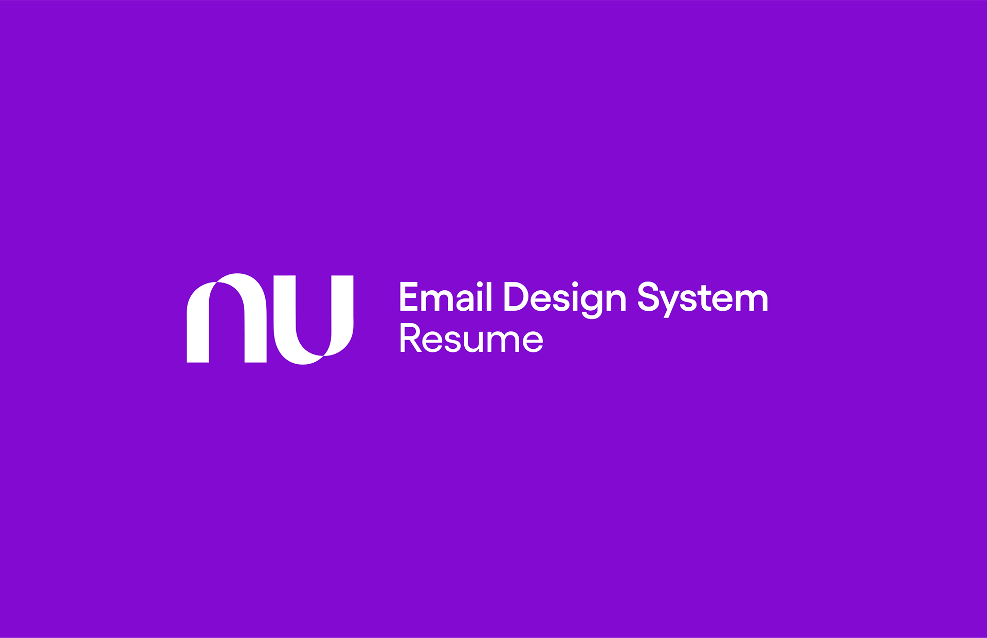 chrisley sousa - Email Design System - Nubank