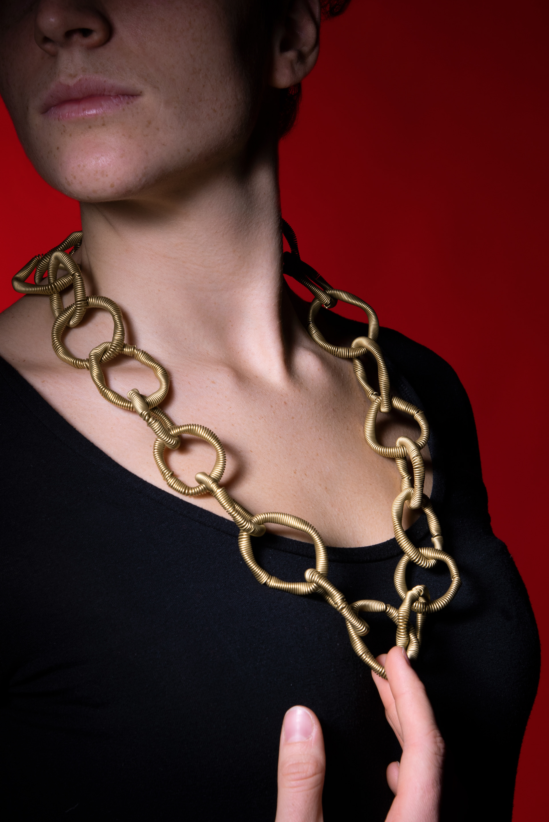 Necklace I - Brass wire