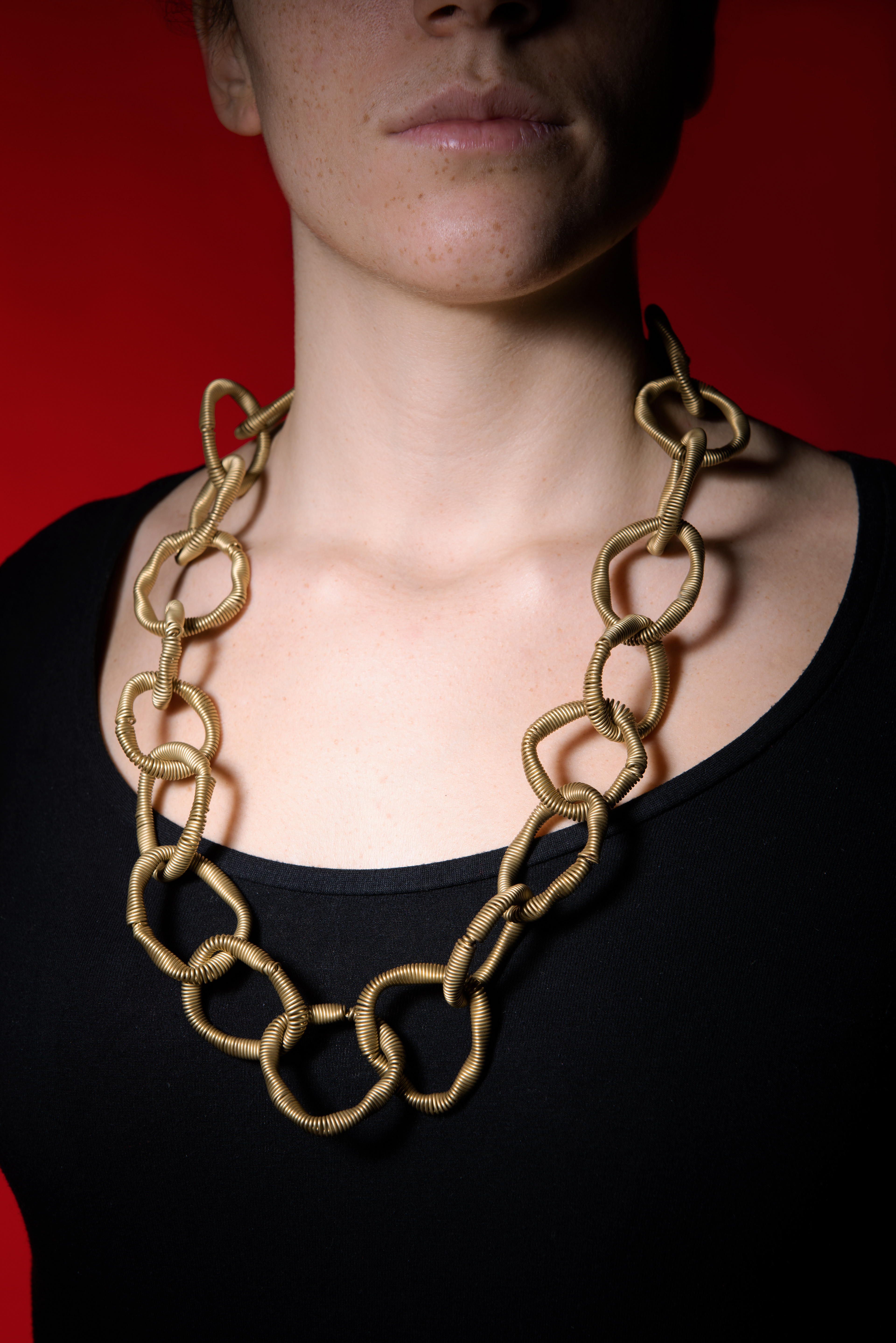Necklace I - Brass wire