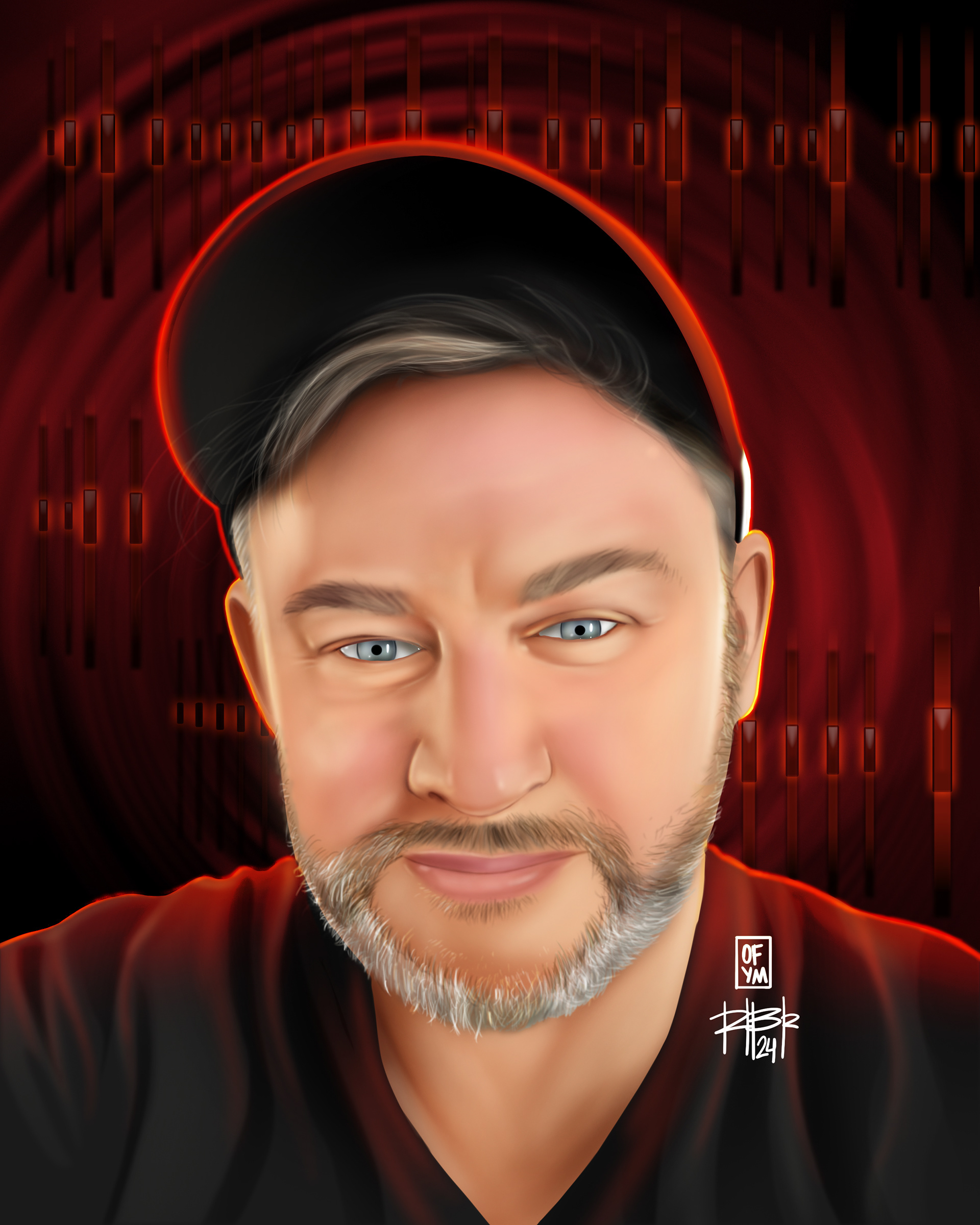 Digital Hand Drawn Portrait