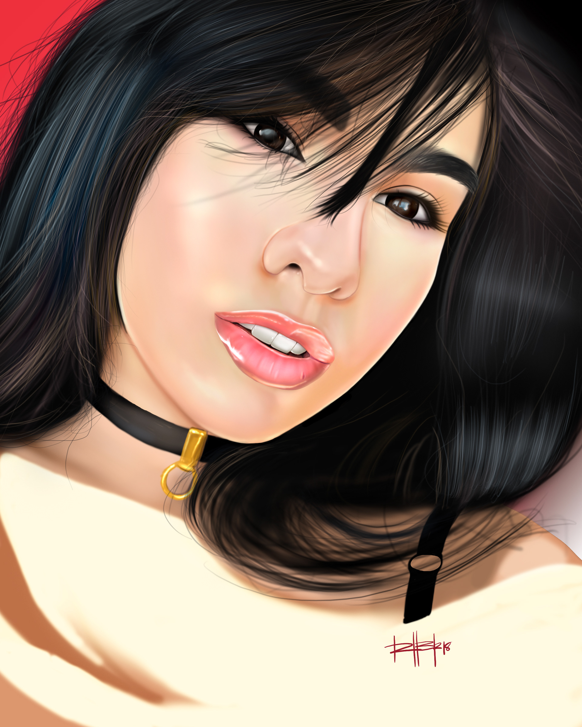 Digital Hand Drawn Custom 