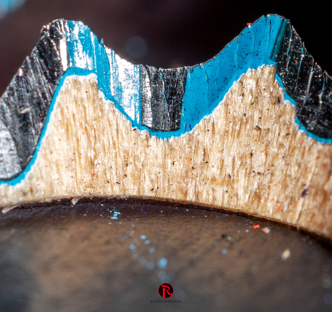 Macro Colored Pencil Wave