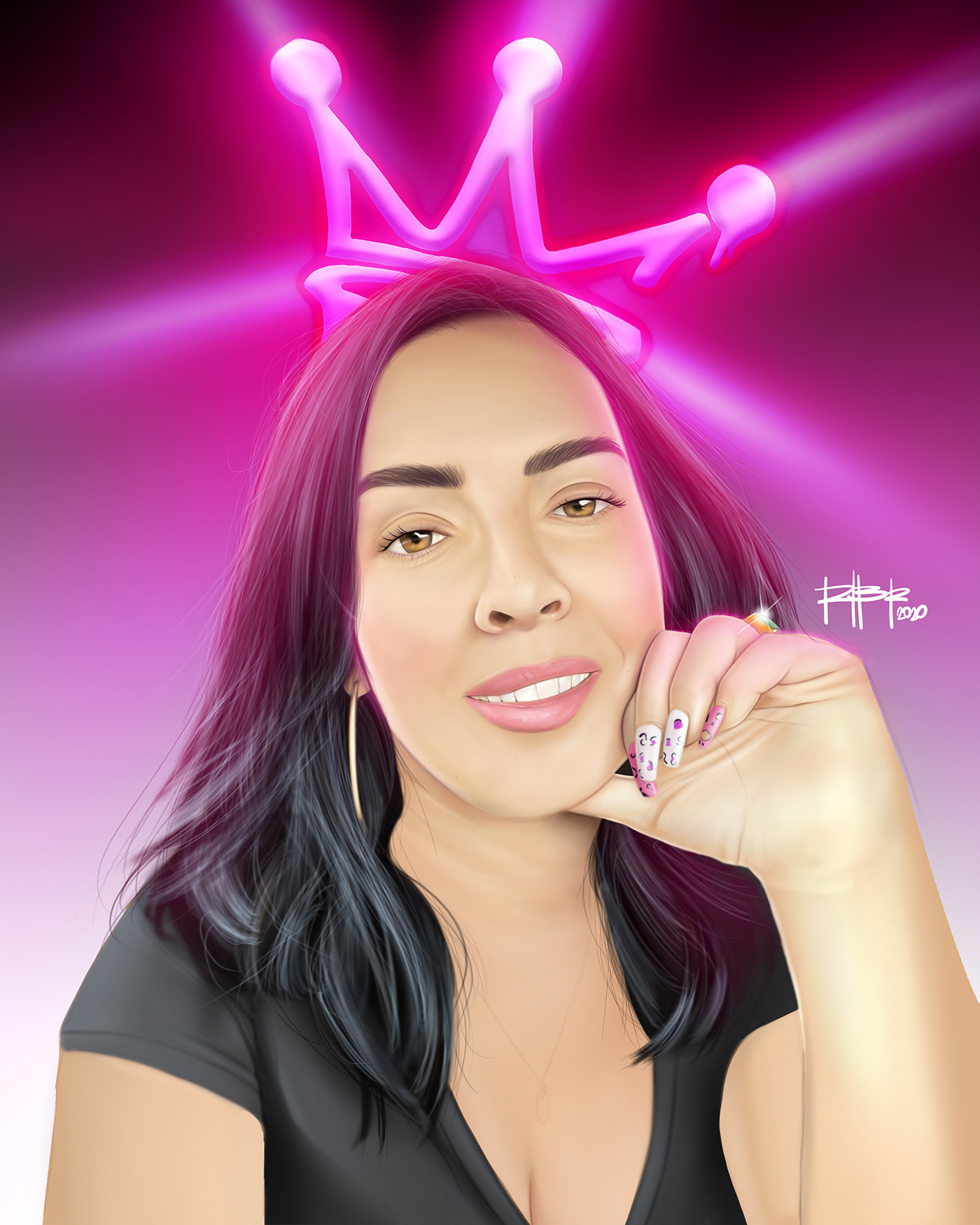 Digital Hand Drawn Custom - Commission