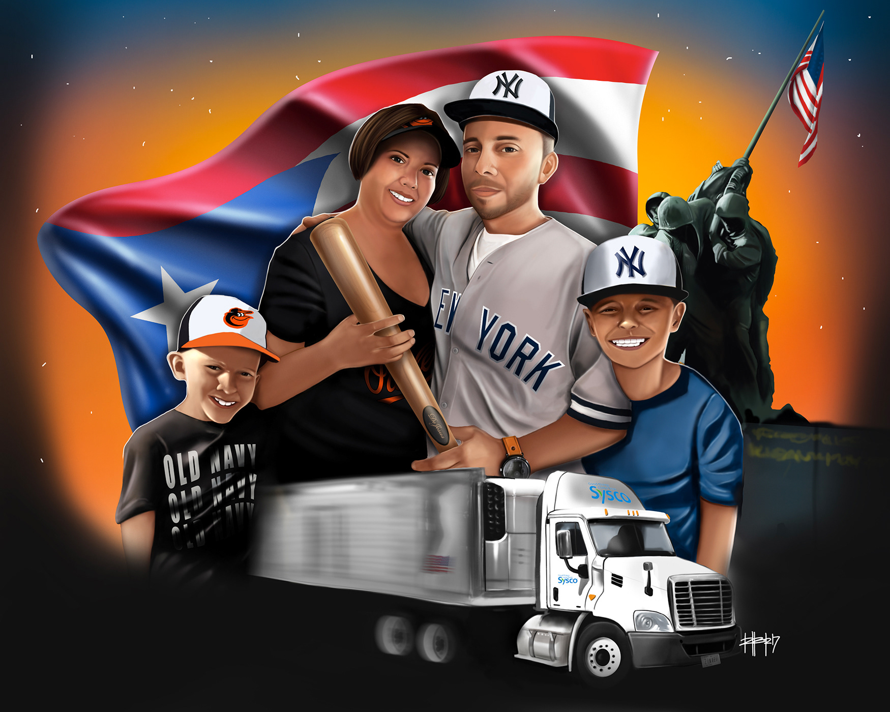 Digital Hand Drawn Custom - Commission