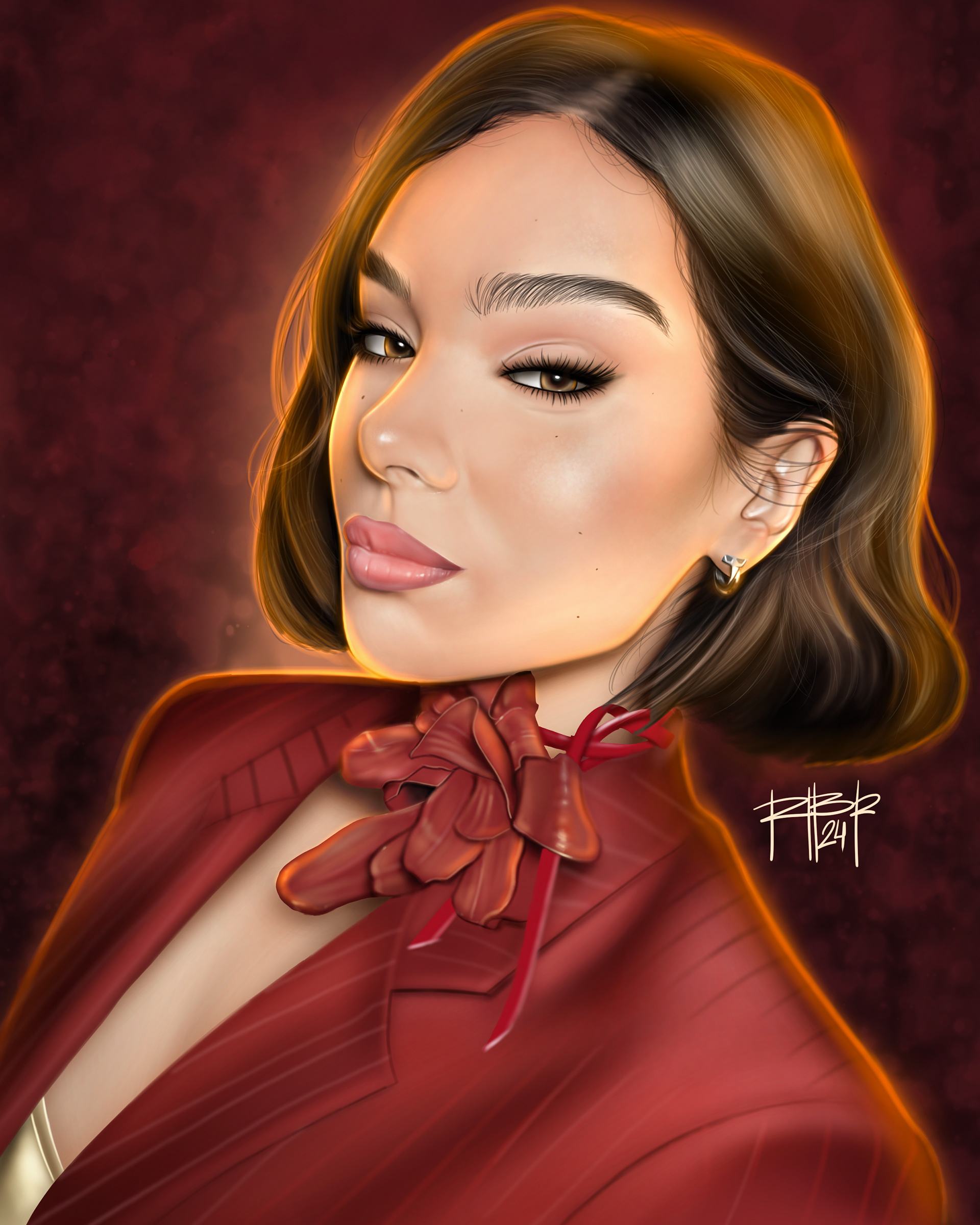 Hailee - Hand Drawn Portrait