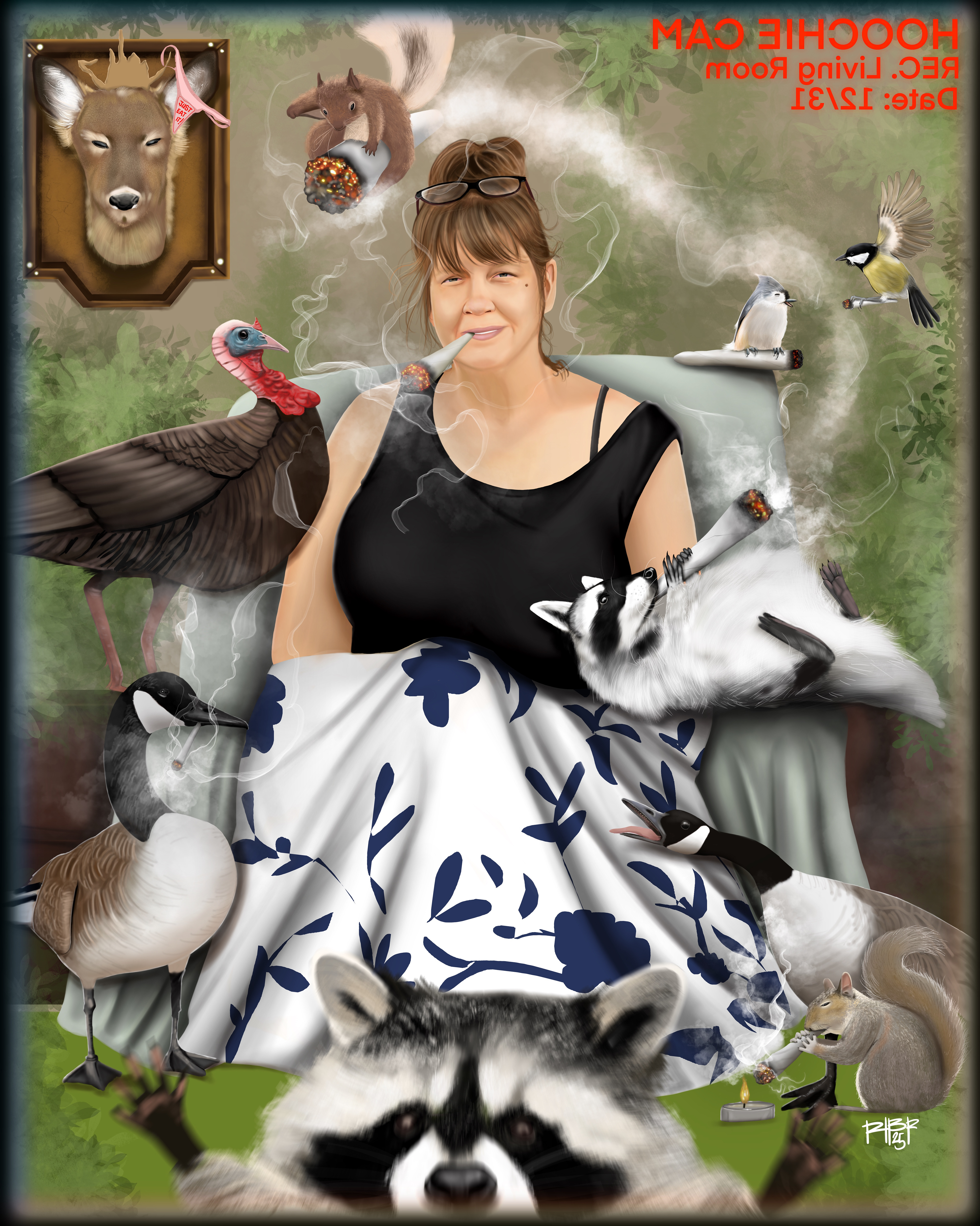 Digital Hand Drawn Portrait