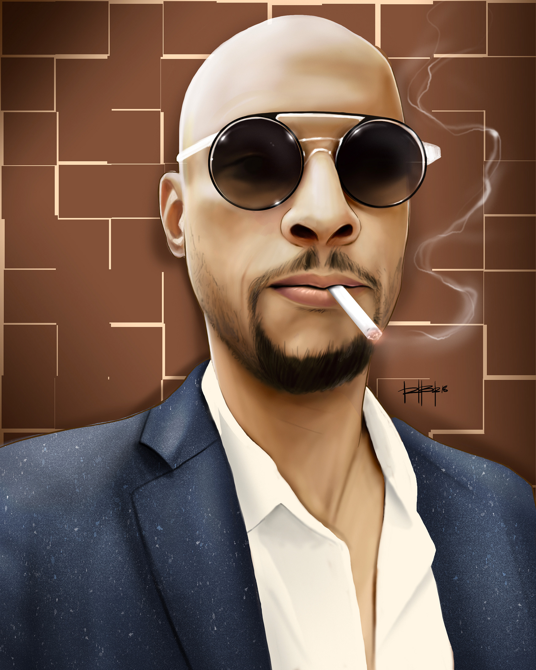 Digital Hand Drawn Custom 