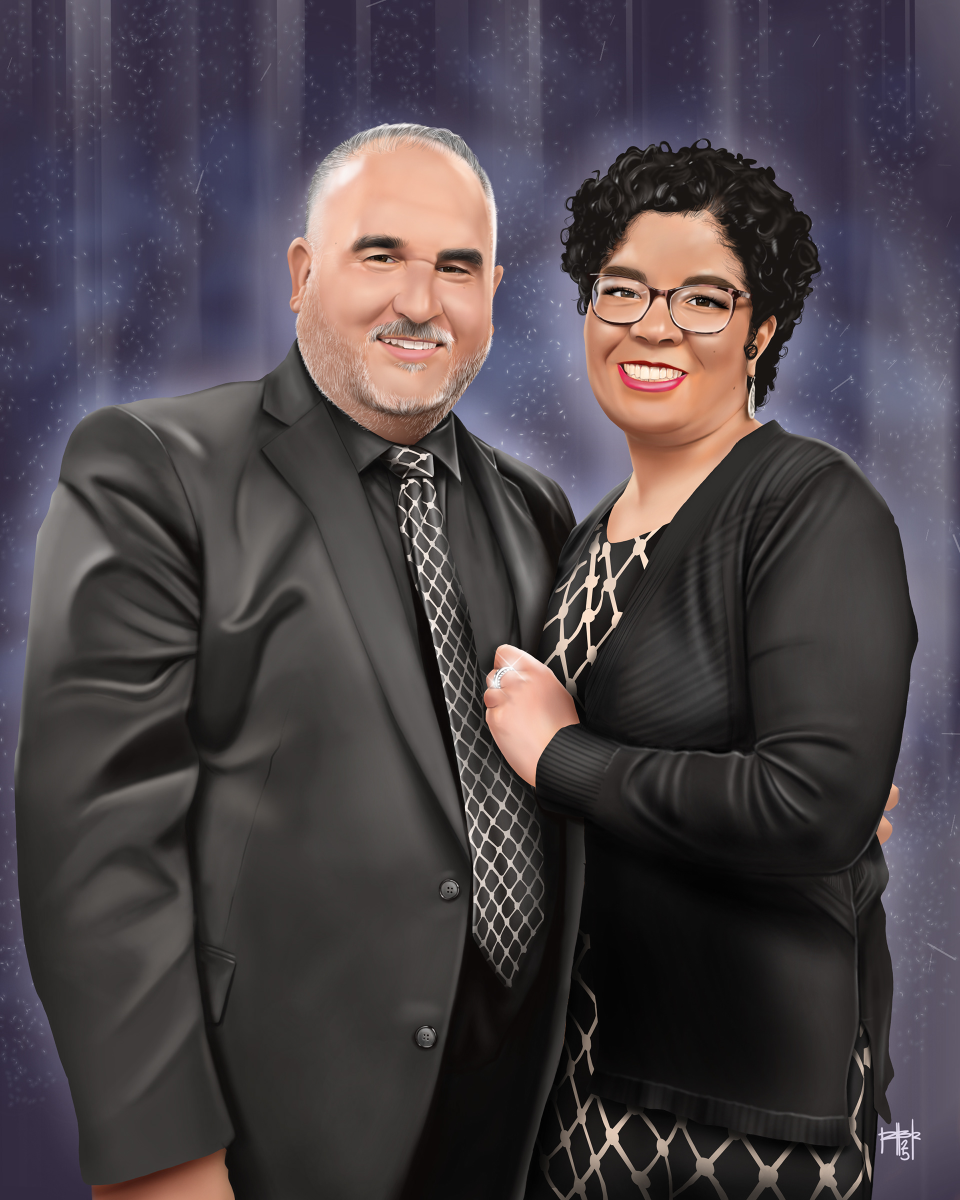 Digital Hand Drawn Portrait